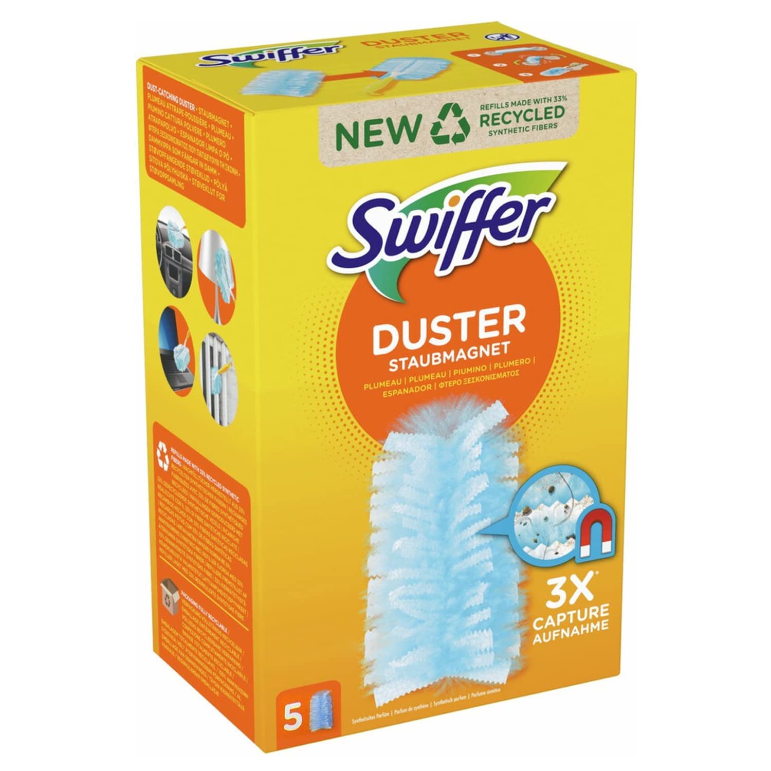 🌟 Swiffer Staubmagnet Tücher Nachfüllpackung, 5 Stück 🌟 Angebot bei HelloDeals