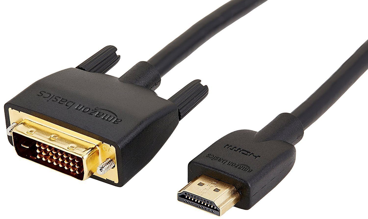 🔌 Amazon Basics HDMI-A-auf-DVI-Adapterkabel 0.9m Schwarz 1er-Pack 📺 Angebot bei HelloDeals