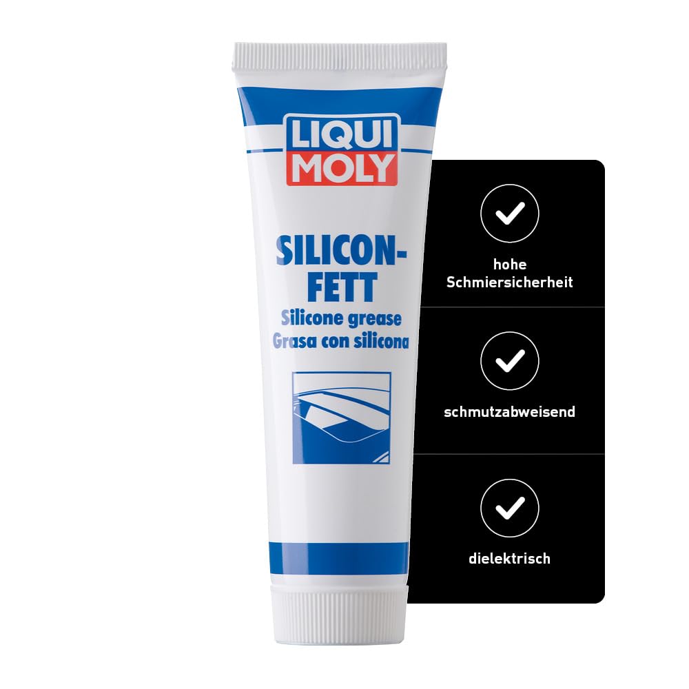 LIQUI MOLY Silicon-Fett transparent | 100 g | Schmierfett | Art.-Nr.: 3312, farblos ⭐️🔧 Angebot bei HelloDeals
