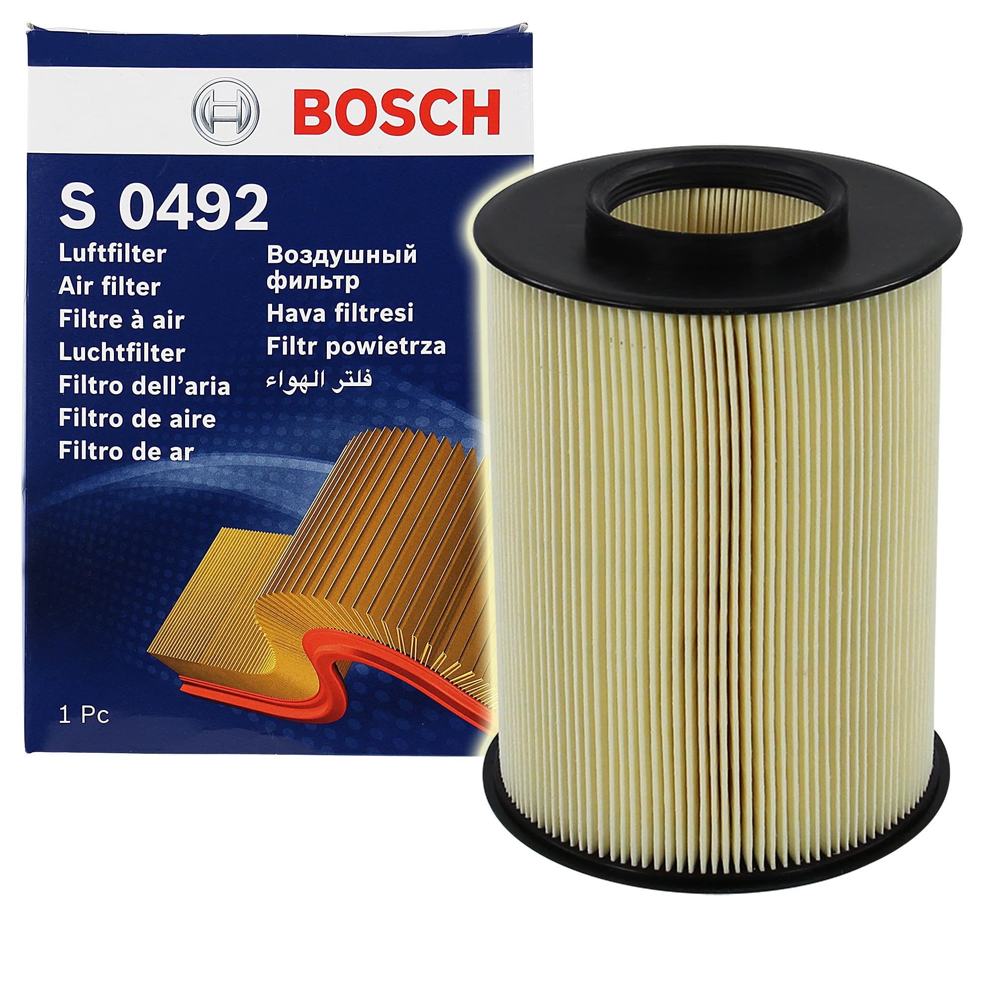 🚗 Bosch S0492 - Luftfilter Auto Einzeln - Spezialangebot! Angebot bei HelloDeals