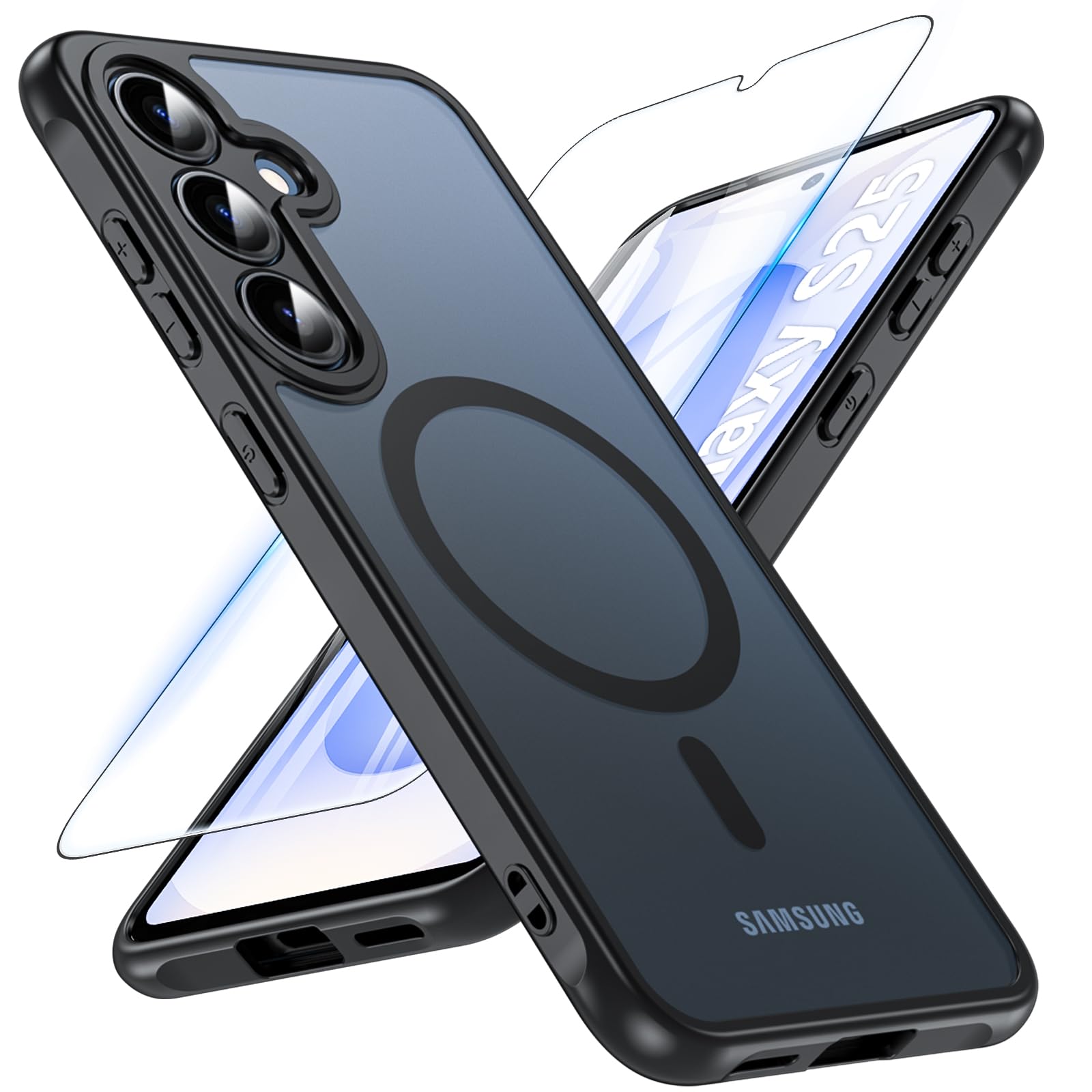 OWKEY Samsung Galaxy S25 Hülle mit MagSafe - Schutzhülle in Militärqualität Angebot bei HelloDeals