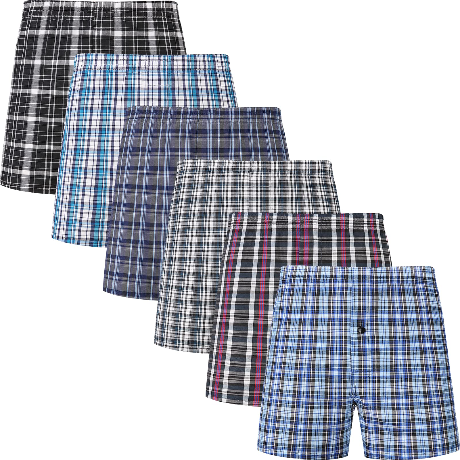 JupiterSecret Boxershorts Herren Baumwolle Unterhosen Männer Amarican Boxershorts 6er und 10er Packs L 6er Pack 🩳🔥 Angebot bei HelloDeals