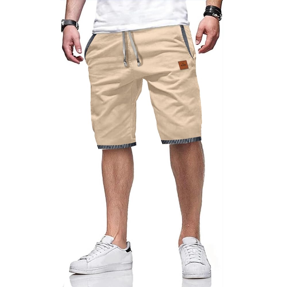 ZOXOZ Kurze Hosen Herren Shorts Sommer Freizeit Chino Stretch Baumwolle 👖 Angebot bei HelloDeals