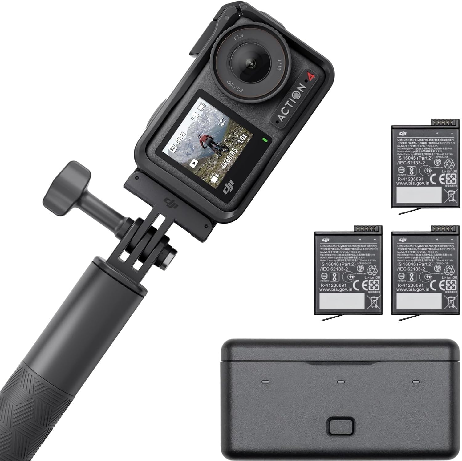 DJI Osmo Action 4 Adventure-Combo 📷🌊🏞️ Angebot bei HelloDeals