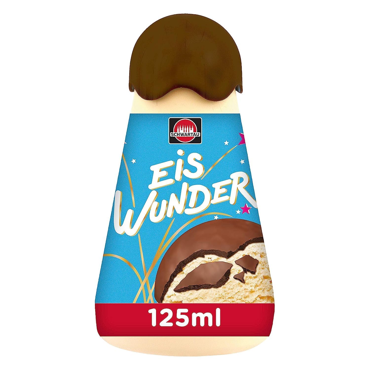 Schwartau Eiswunder Schokolade Eisglasur - Knackige Schoko-Eiskruste, 125ml Flasche 🍫🍦 Angebot bei HelloDeals