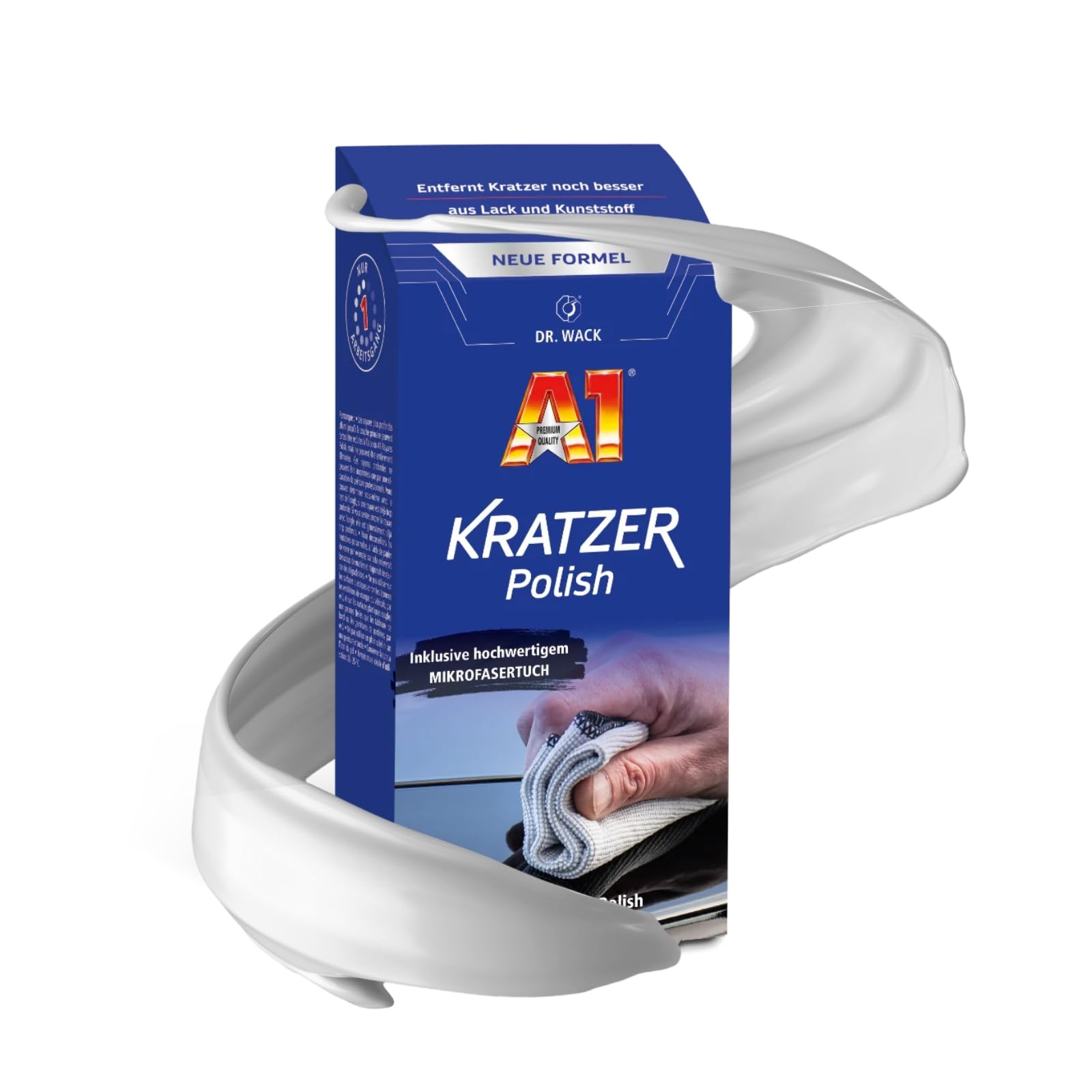 DR. WACK A1 Kratzer Polish 50 ml inkl. Mikrofasertuch 🚗✨ Angebot bei HelloDeals