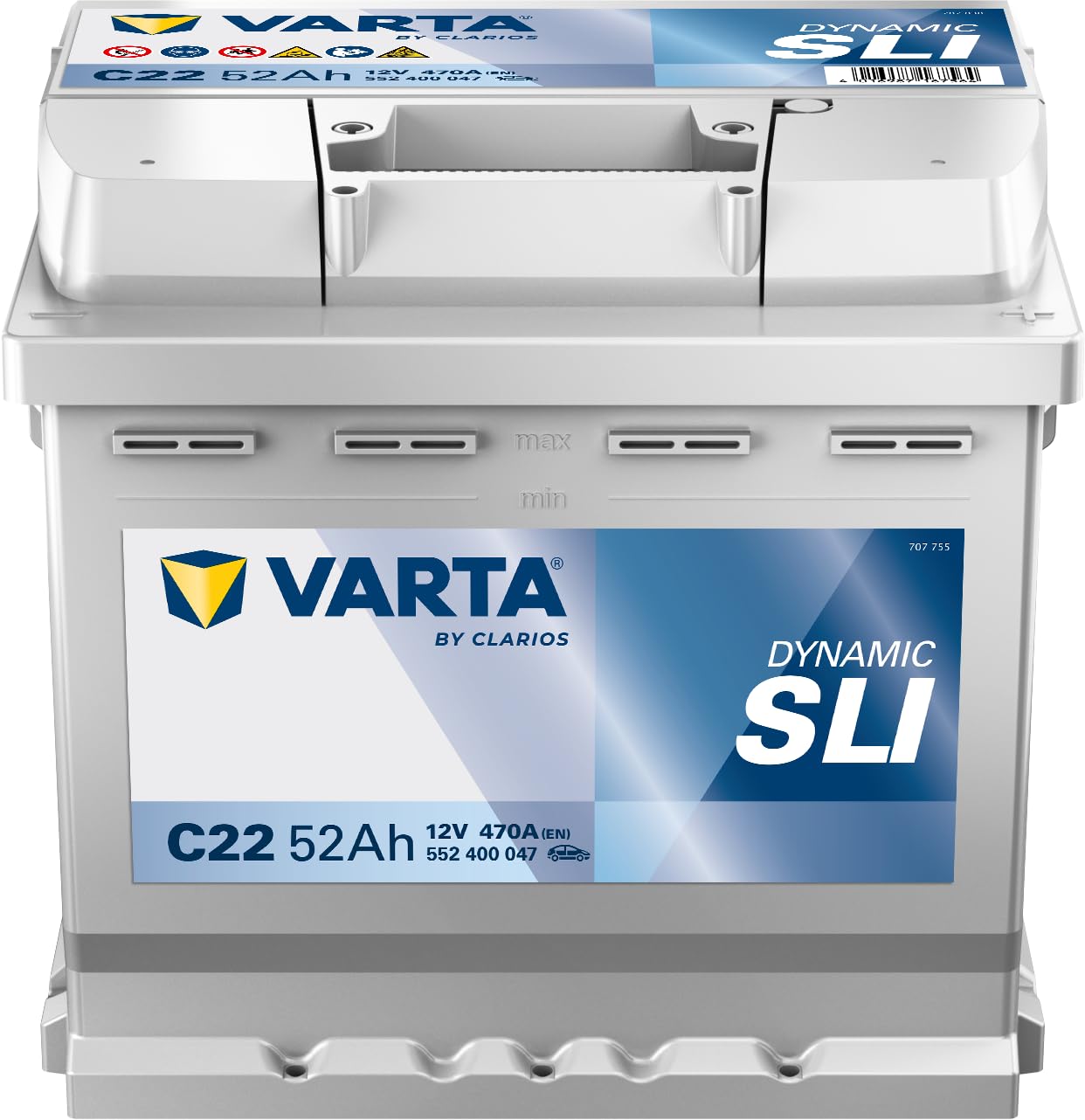 🔋 Super Deal! Varta Blue Dynamic Autobatterie C22 12V 52Ah 470A für PKW Single Angebot bei HelloDeals