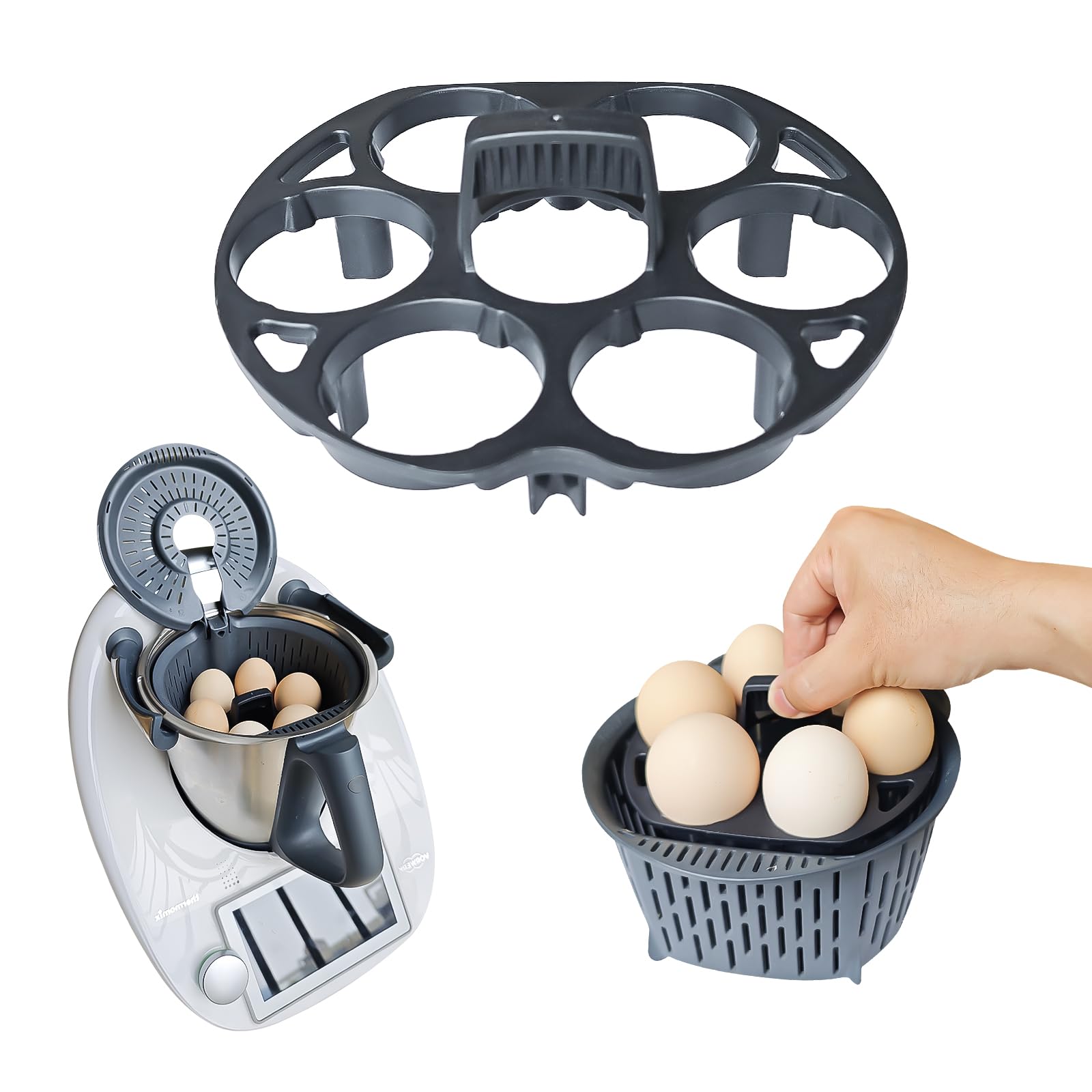 🥚🍳 Thermomix Zubehör: Eierkocher Einsatz für TM5, TM6, TM31 Angebot bei HelloDeals