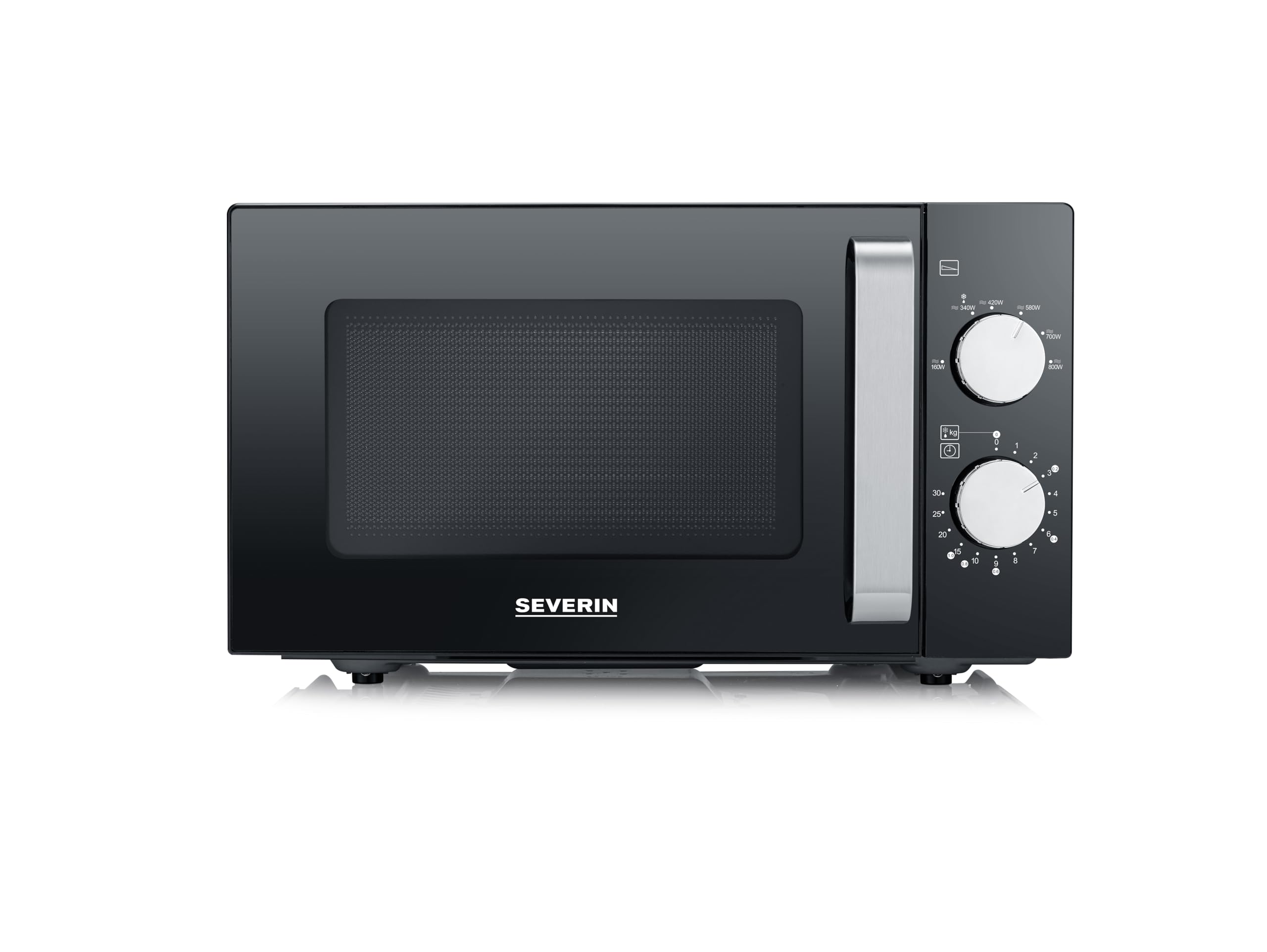 🔥 Angebot: SEVERIN Mikrowelle MW 7761 Black/Silver 🍽️ Angebot bei HelloDeals