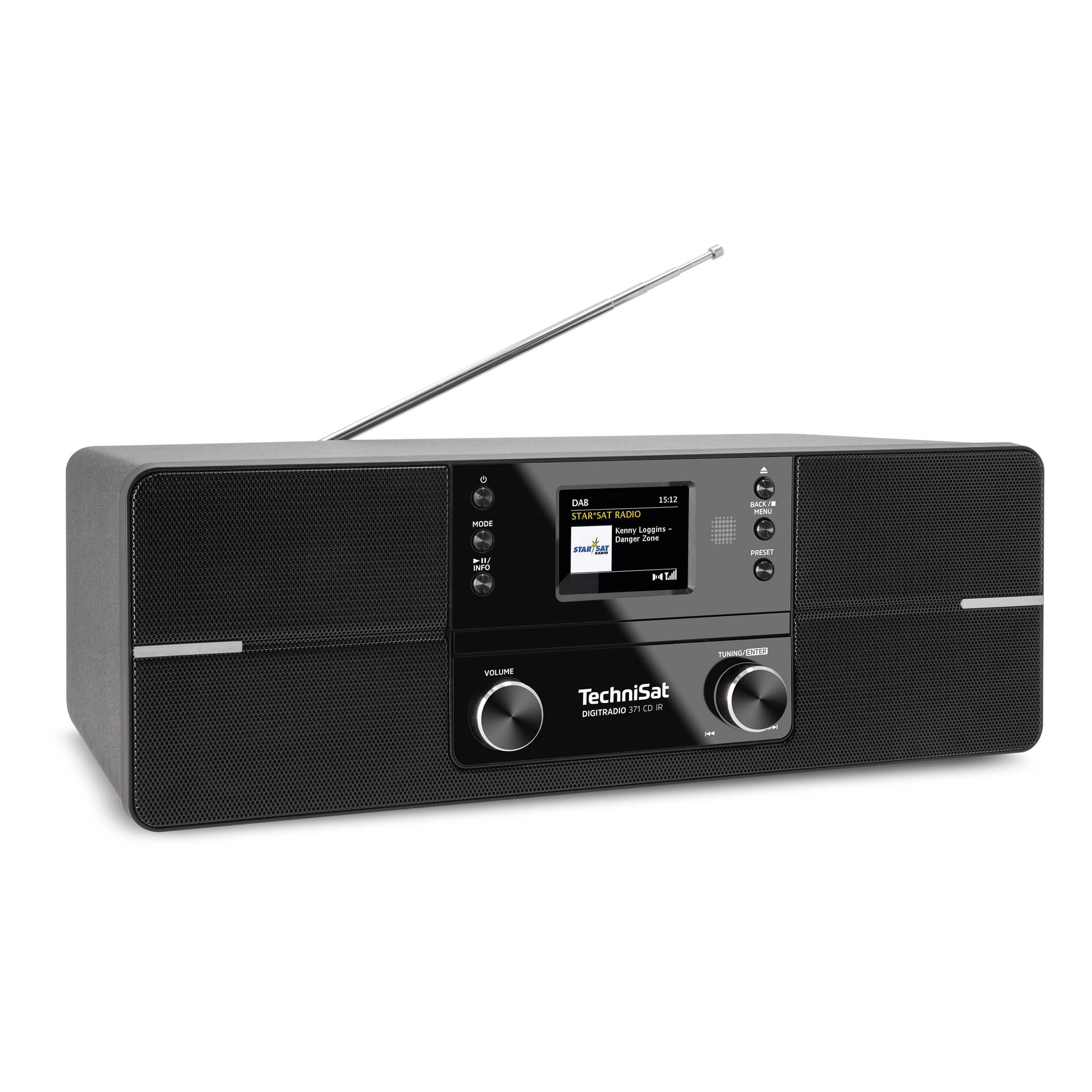🎵 TechniSat DIGITRADIO 371 CD IR - Stereo Internetradio (DAB+, UKW, CD-Player, WLAN, Bluetooth) 🎶 Angebot bei HelloDeals