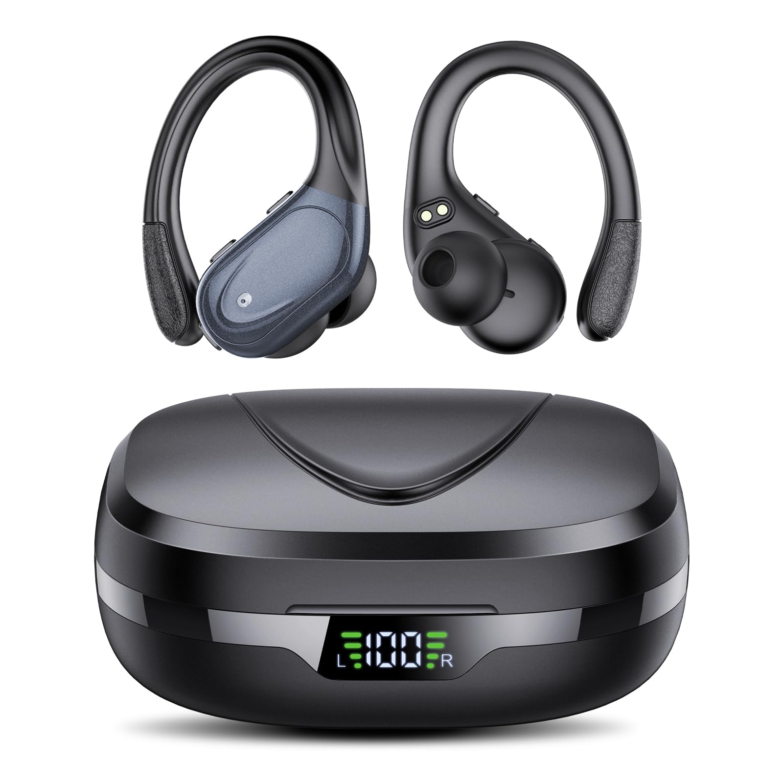 🎧 CASCHO Bluetooth Kopfhörer Sport - Kabellos Bluetooth 5.3 - 60 Std Wiedergabezeit! 🎶 Angebot bei HelloDeals