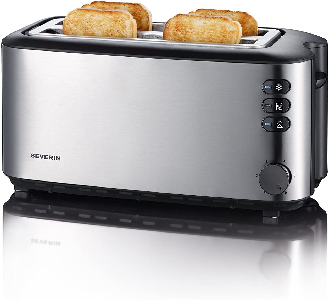 🍞🔥 Toller Deal! Automatik-Toaster, 4-Scheiben Edelstahl Gehäuse 🍞🔥 Angebot bei HelloDeals