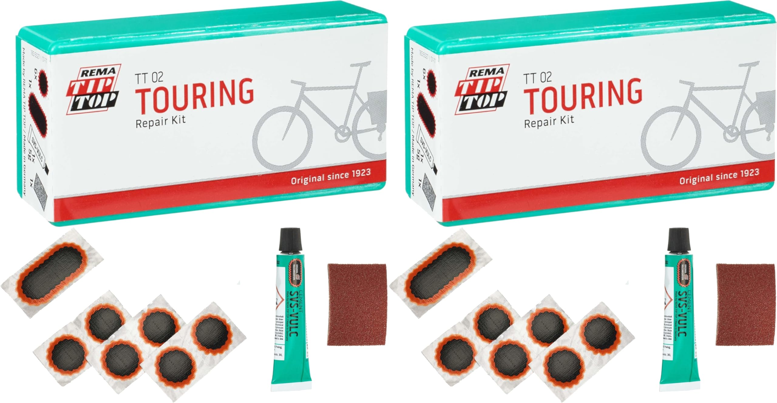 🔧 Rüsten Sie sich aus! 🚲 Rema Tip Top Unisex – Erwachsene TipTop02 Flickzeug in Grün, 2 Sets Angebot bei HelloDeals