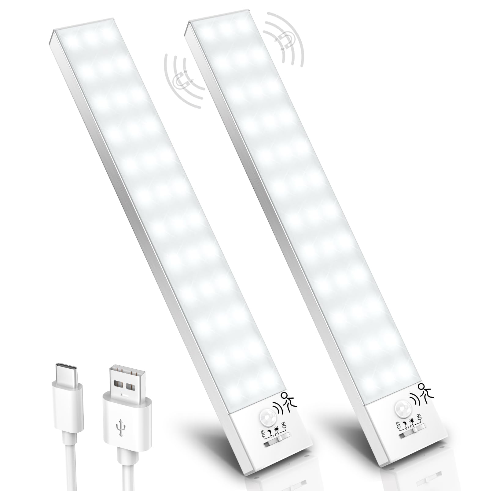 LED Unterbauleuchte mit Bewegungsmelder - 2er Set 🌟 Angebot bei HelloDeals