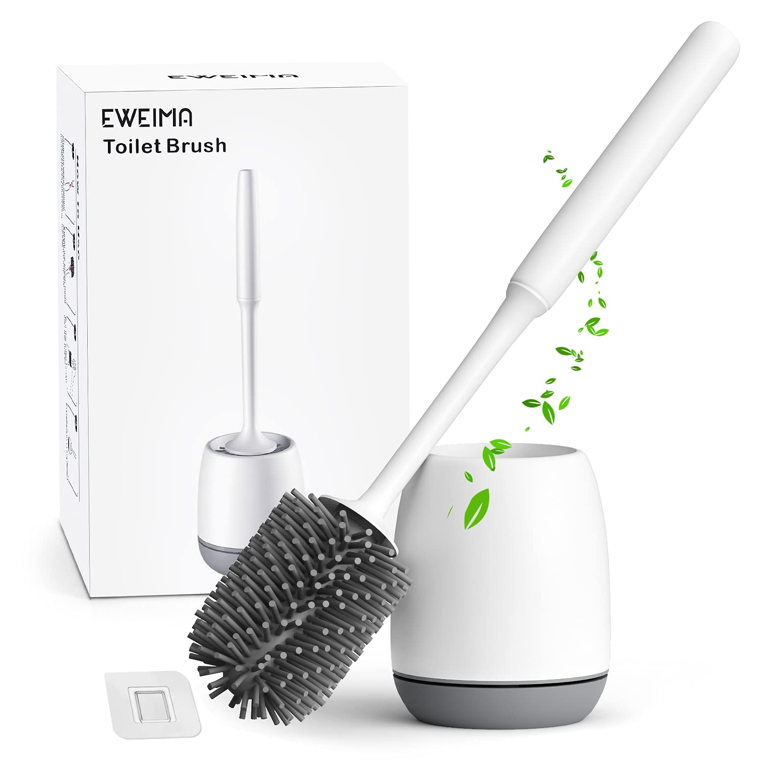 🚽 EWEIMA WC-Bürste Silikon mit Schnell Trocknendem Haltersatz - Deal des Tages! 🧼 Angebot bei HelloDeals