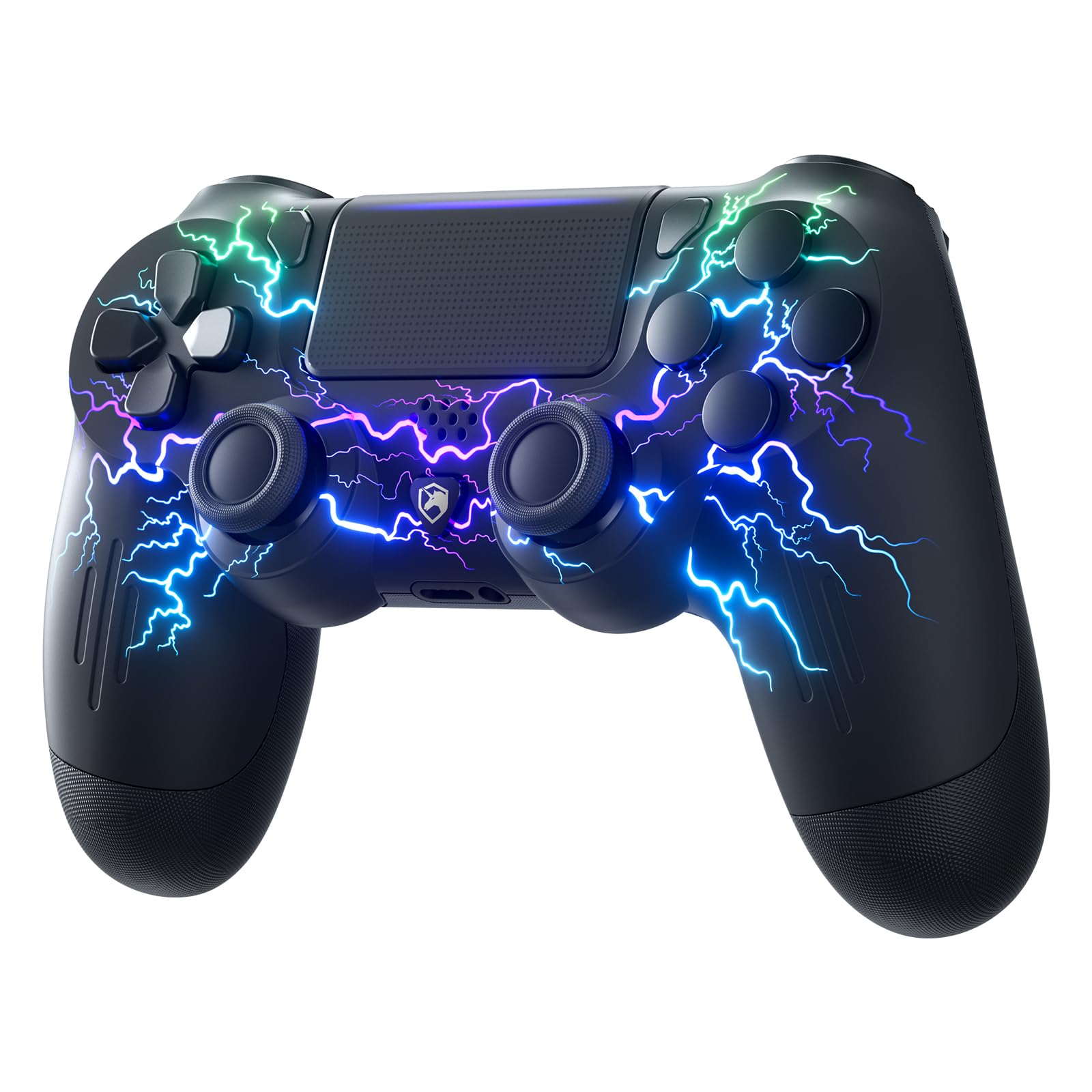 🎮 ECHTPower Wireless Controller für PS-4: LED Game Controller mit Dual Vibration & RGB 🌈 Angebot bei HelloDeals
