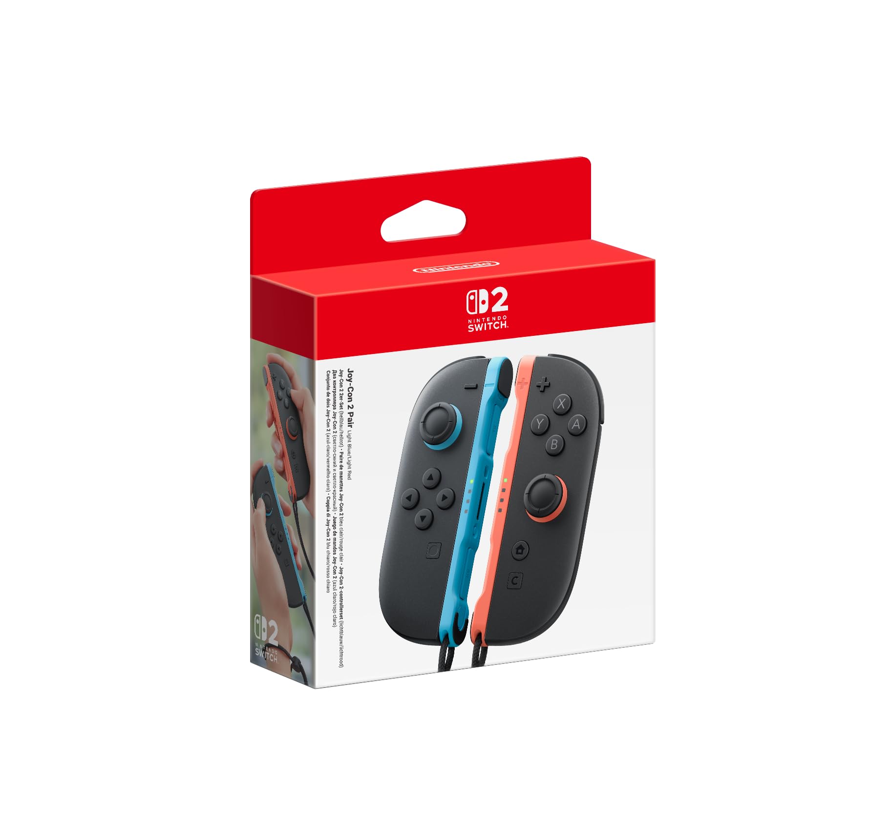 Nintendo Joy-Con 2 2er-Set (hellblau-hellrot) 🎮🔵🔴 Angebot bei HelloDeals