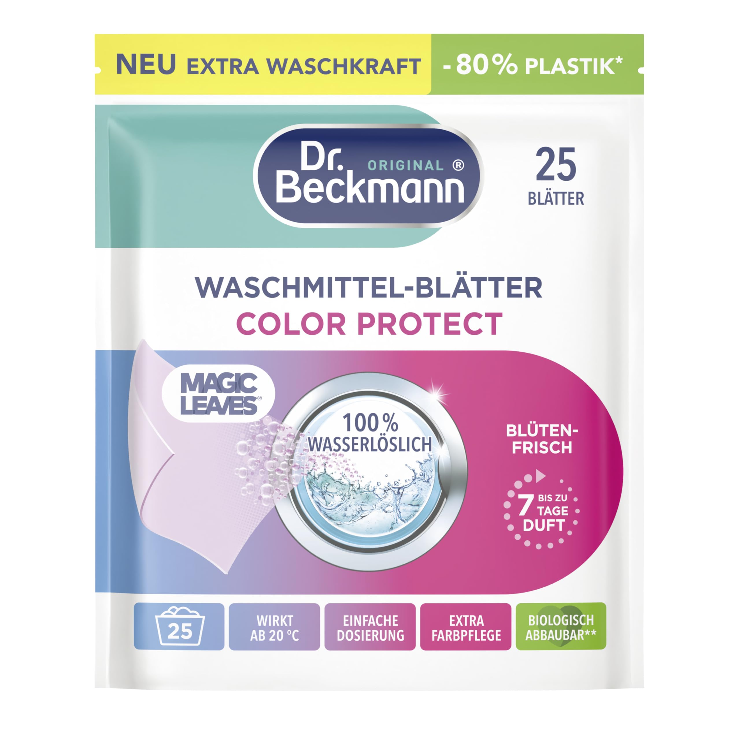 🌸 Dr. Beckmann MAGIC LEAVES Waschmittel-Blätter COLOR 🌺 Angebot bei HelloDeals