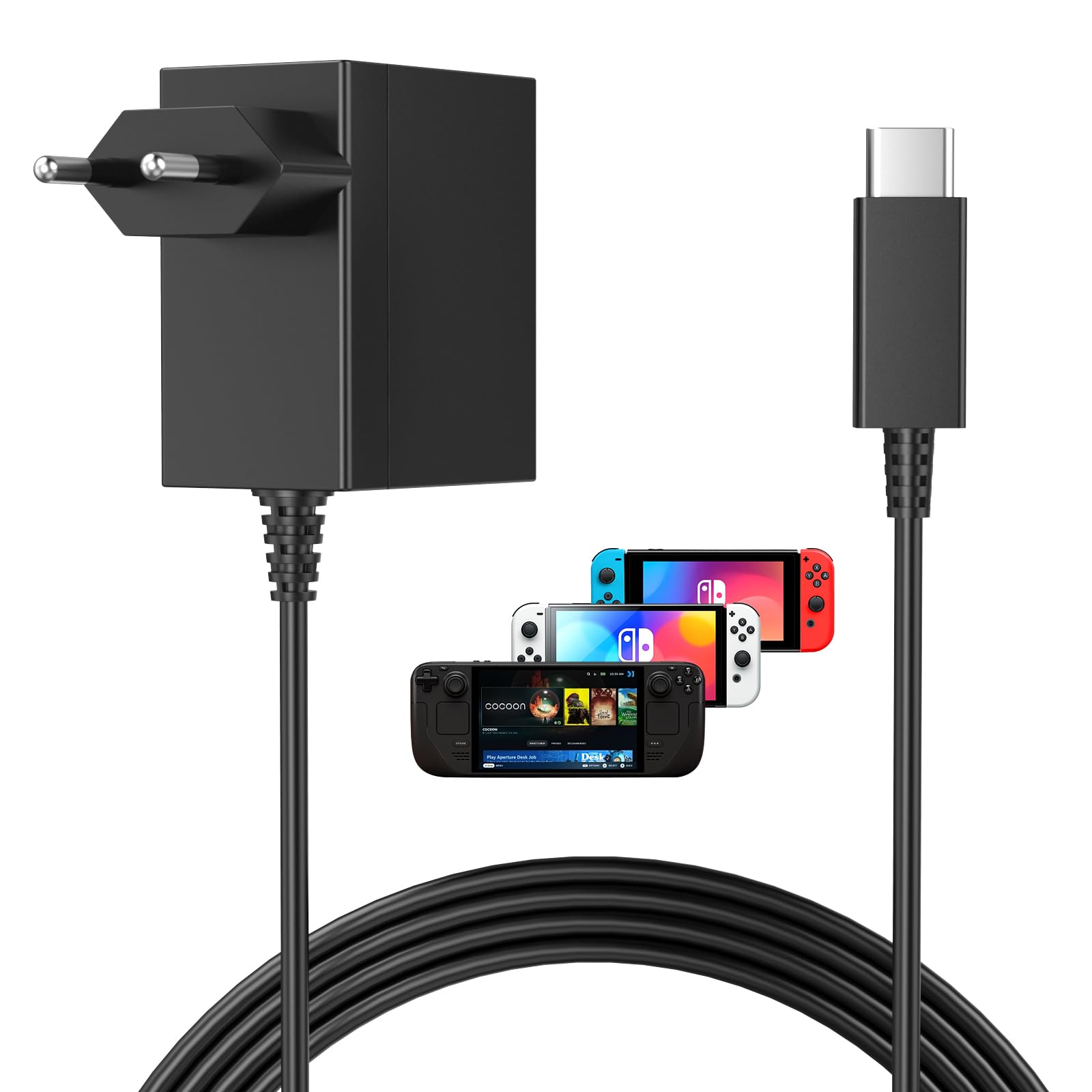 đź 39W Netzteil fĂŒr Switch/NS Switch, 15V 2.6A Typ C Schnelllades LadegerĂ€t Angebot bei HelloDeals