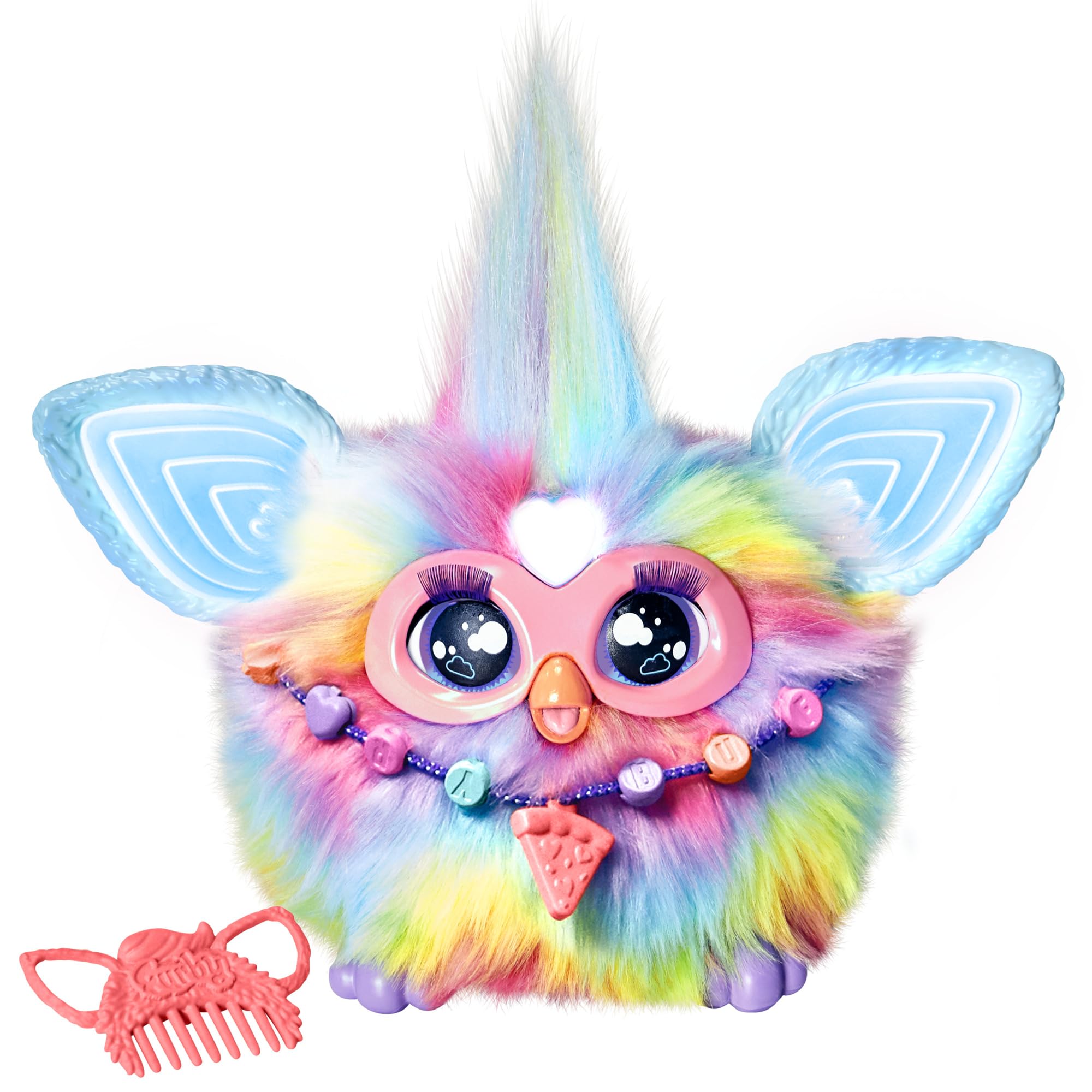 🌈 Furby Tie Dye Interaktives Plüschtier - Spricht Deutsch & Furbisch Angebot bei HelloDeals