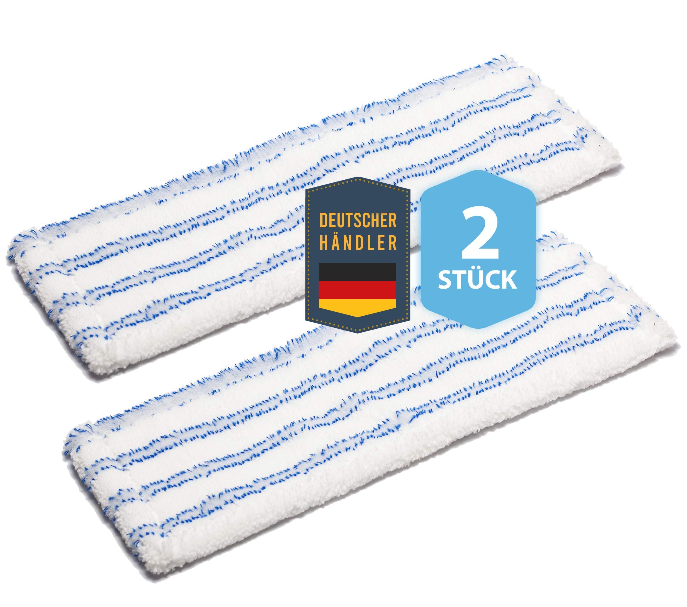 🧹🌟 DOPPELPACK SET: 40 cm Wischmopp Ersatzbezug MADE IN GERMANY 🌟🧹 Angebot bei HelloDeals