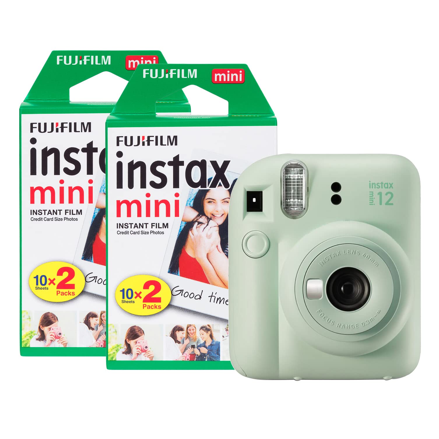 📸 Sonderangebot: Fujifilm Instax Mini 12 Sofortbildkamera mit 40 Aufnahmen, Minzgrün! 🌟 Angebot bei HelloDeals