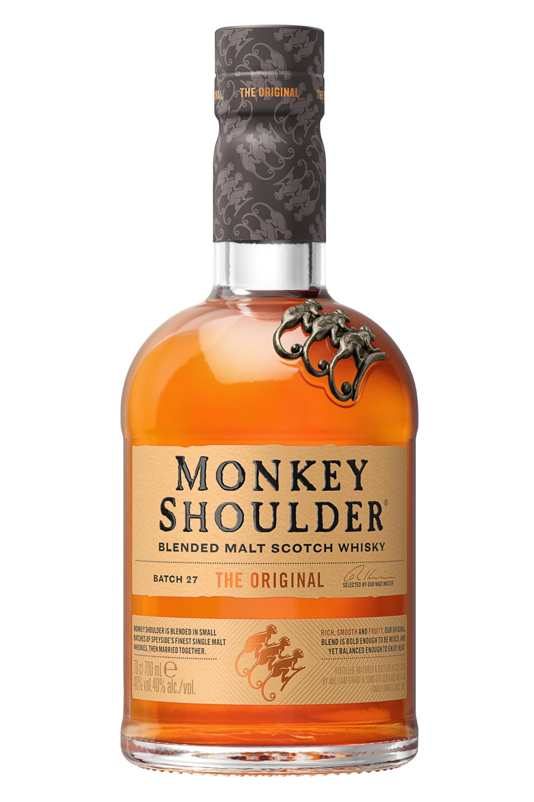 Monkey Shoulder Blended Malt Scotch Whisky 70cl 🐒🥃 - Erstklassiges Whisky-Geschenk Original Angebot bei HelloDeals