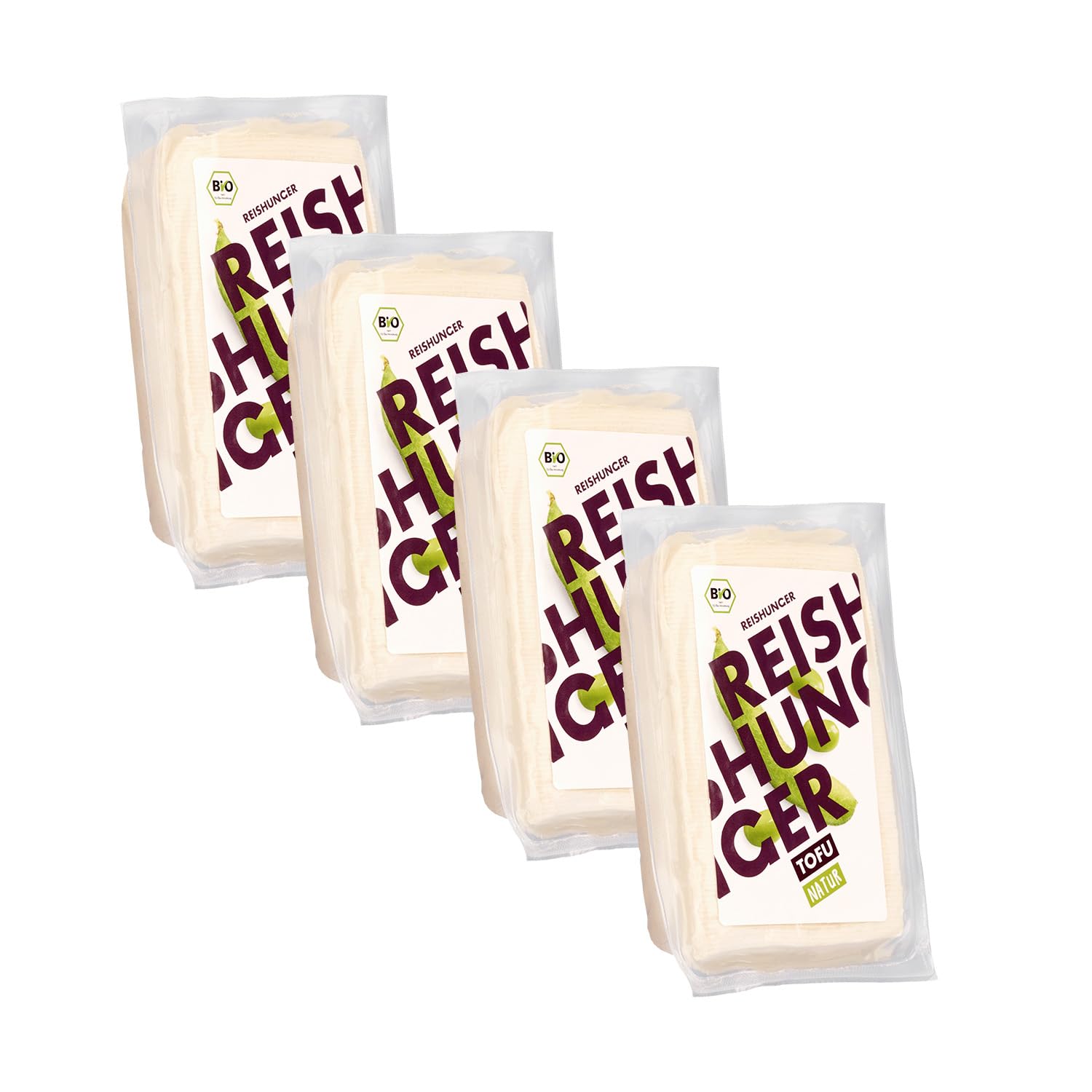 REISHUNGER BIO Tofu Natur 4x200 g - Vegan & Glutenfrei 💪😋🌱 Angebot bei HelloDeals