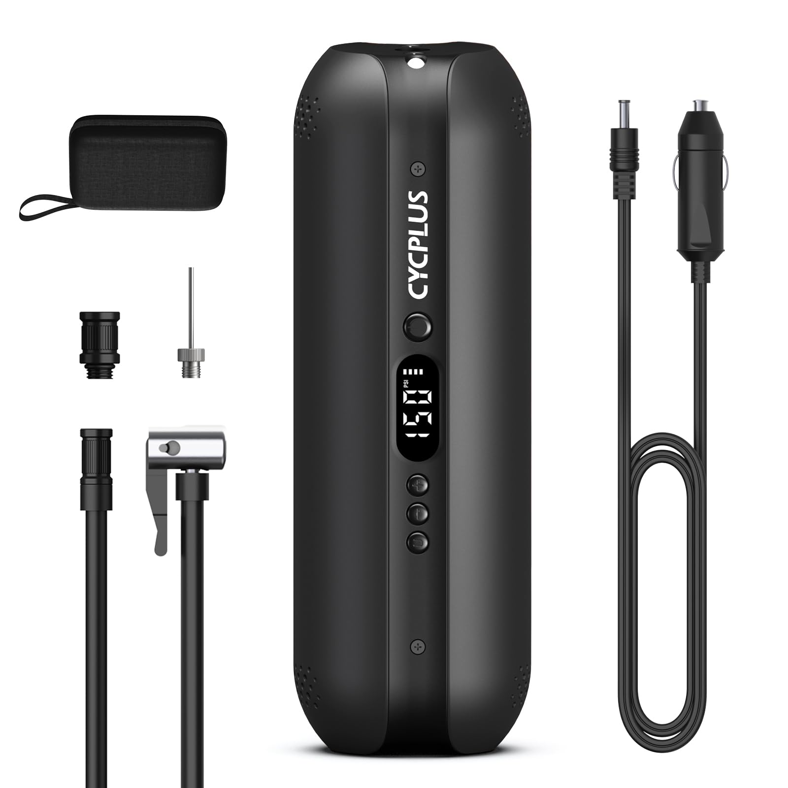 🚴‍♂️🔧 CYCPLUS Luftpumpe 12V DC/AC 2-in-1 - Max 150 PSI Elektrischer Kompressor Angebot bei HelloDeals