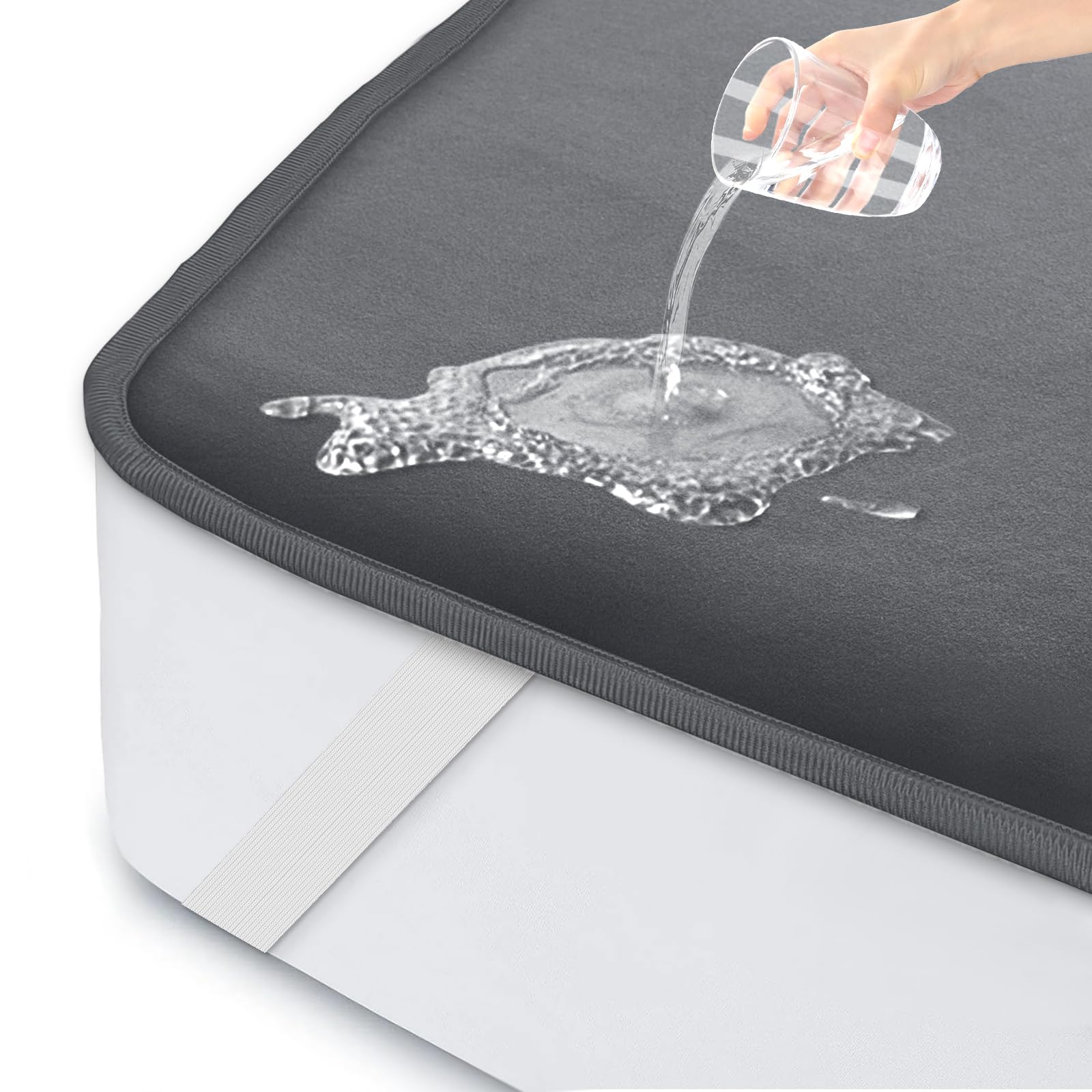 Ohano Matratzenschoner 90 x 200 cm wasserdicht Inkontinenzunterlage waschbar 😍 Angebot bei HelloDeals