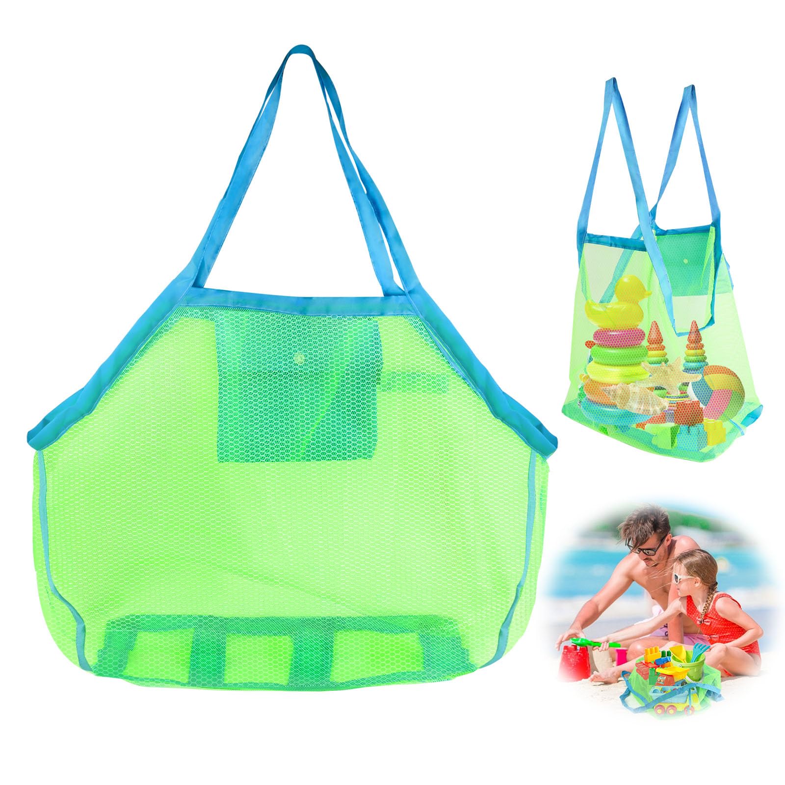 Strandspielzeug Tasche für Kinder 🏖️ Wasserspielzeug Aufbewahrungstasche Angebot bei HelloDeals