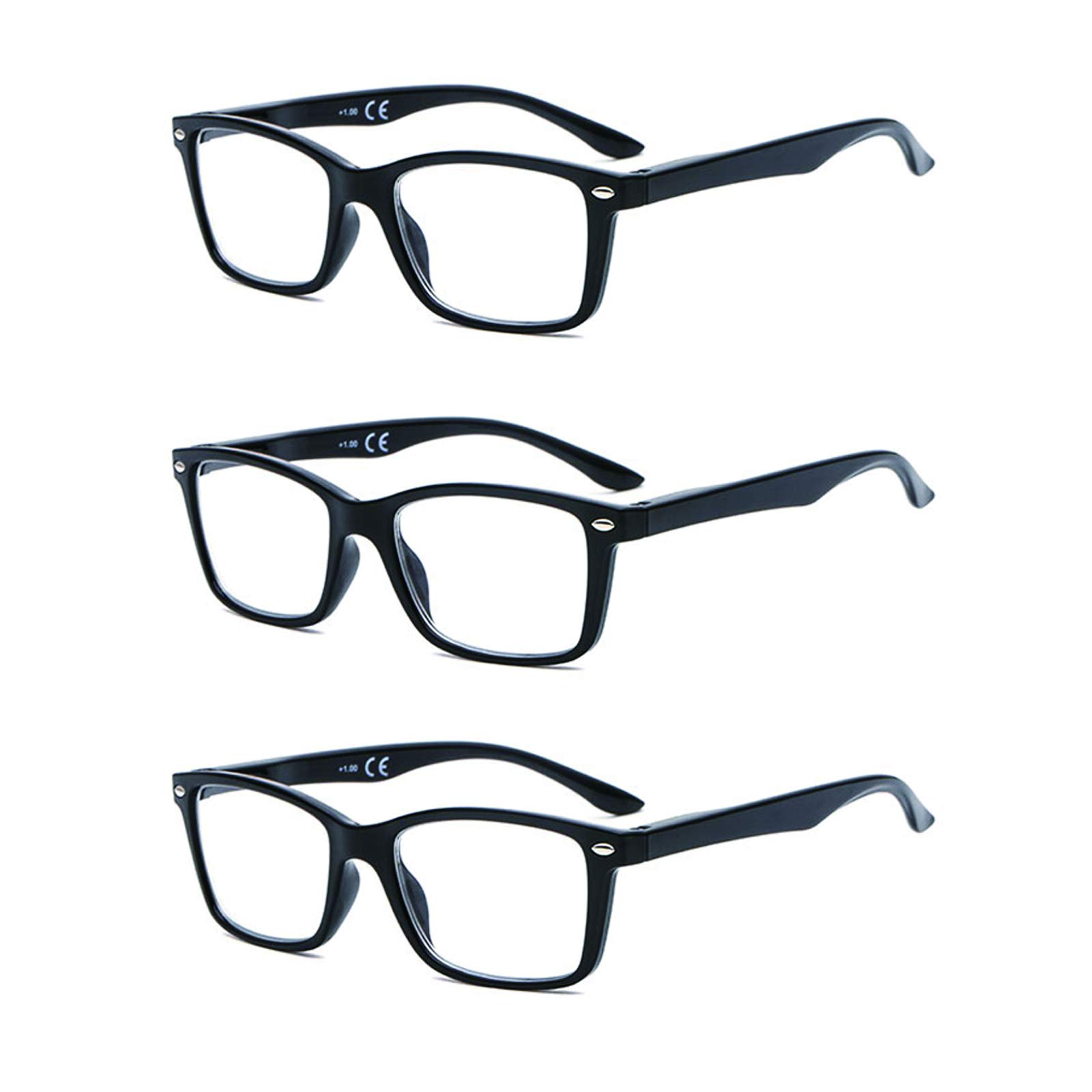👓 Suertree Lesebrille Feder Scharnier 3 Pack 1.5X BM151 1.5x Dioptrien 3pc Bm151 Angebot bei HelloDeals