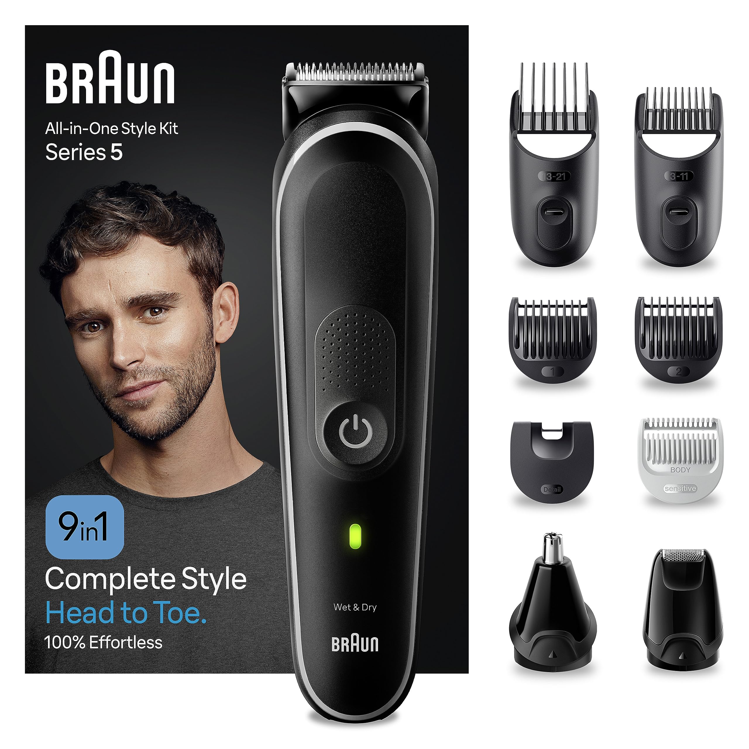 🧔🏻♂️🌟 Angebot: Braun 9-in-1 Bartpflege Bodygroomer Set - 38.11€! Angebot bei HelloDeals