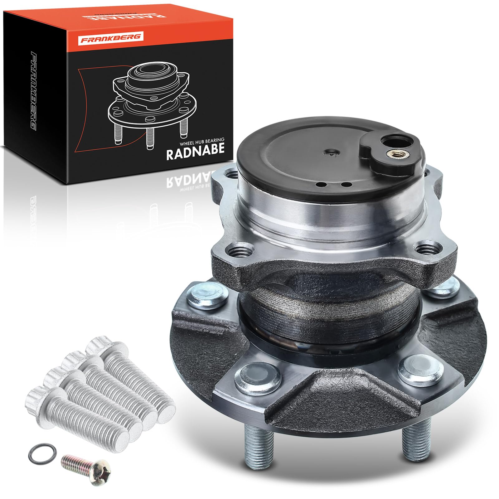 🚗🔧 Frankberg 1x Radlager Radlagersatz mit Integriertem ABS Ring Hinterachse Angebot bei HelloDeals