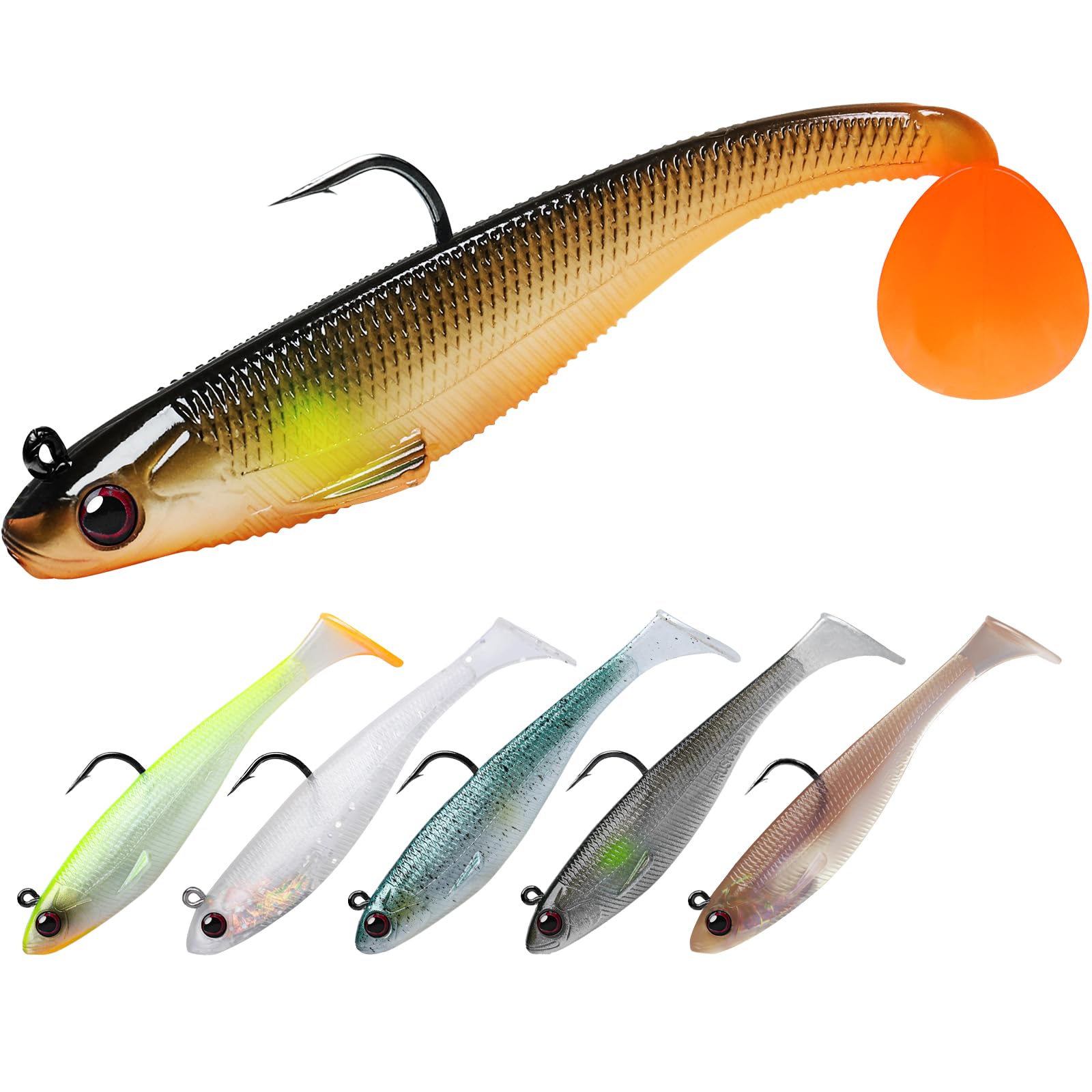 TRUSCEND Gummifische Angelköder für Forelle Zander & Barsch 🎣 Angebot bei HelloDeals