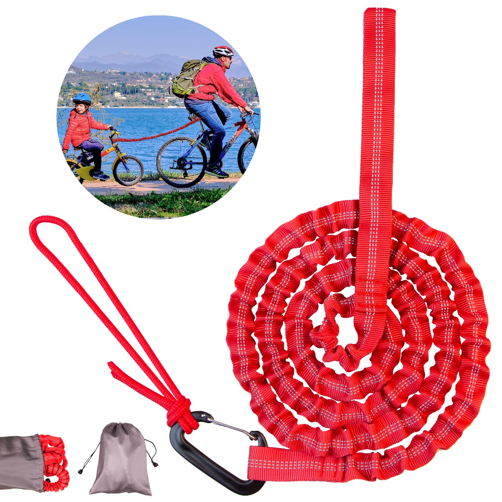🚴🏼‍♂️ Abschleppseil Fahrrad Kinder - Elastisch & Strapazierfähig 🚴🏼‍♀️ Angebot bei HelloDeals