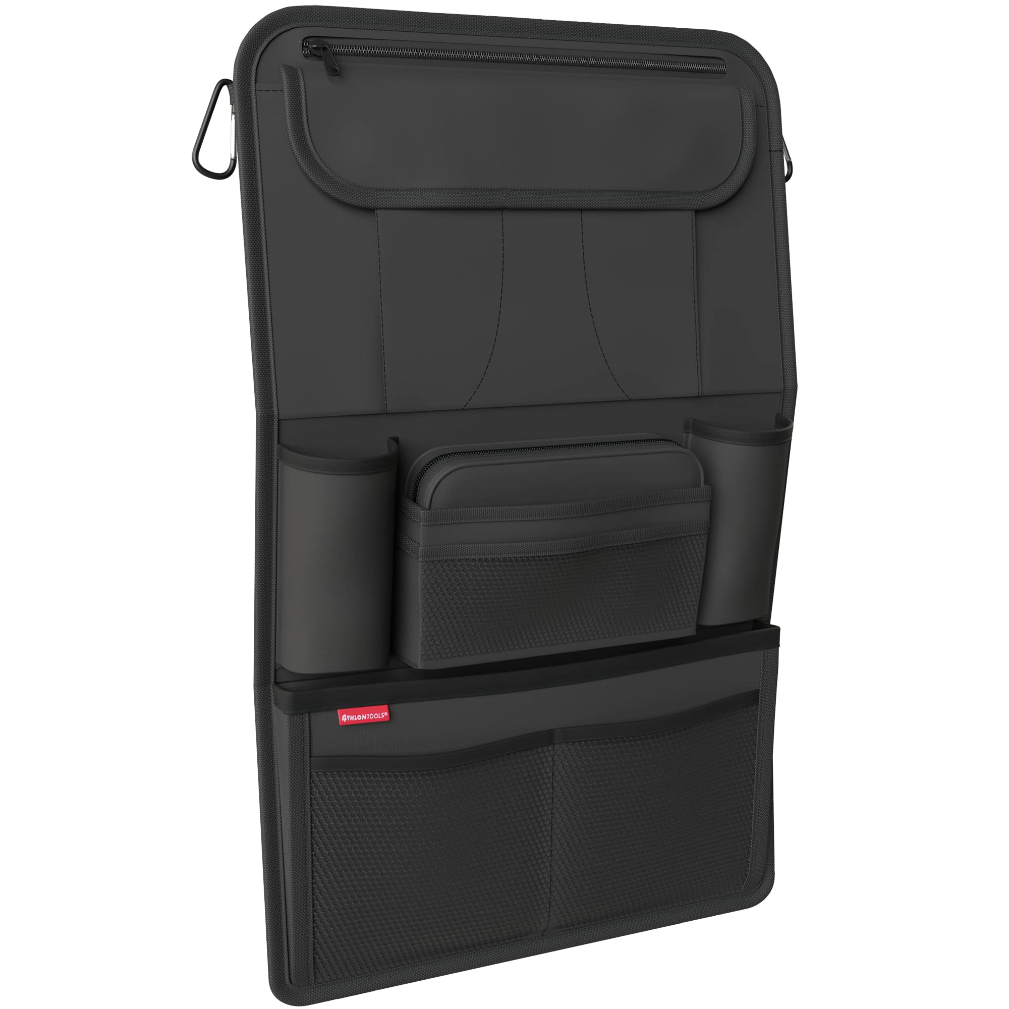 ATHLON TOOLS Autositz-Organizer - Stabil & Vielseitig - Schwarz 🚗🛍️ Angebot bei HelloDeals