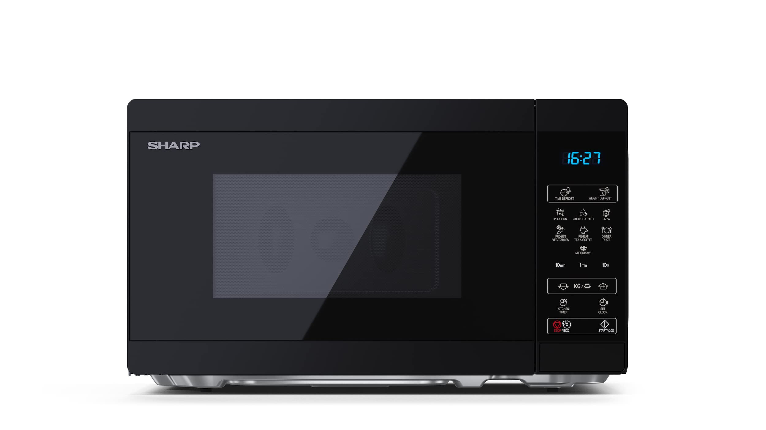 🔥ANGEBOT: SHARP MS02E Mikrowelle in schwarz Piano-schwarz 🖤 Angebot bei HelloDeals