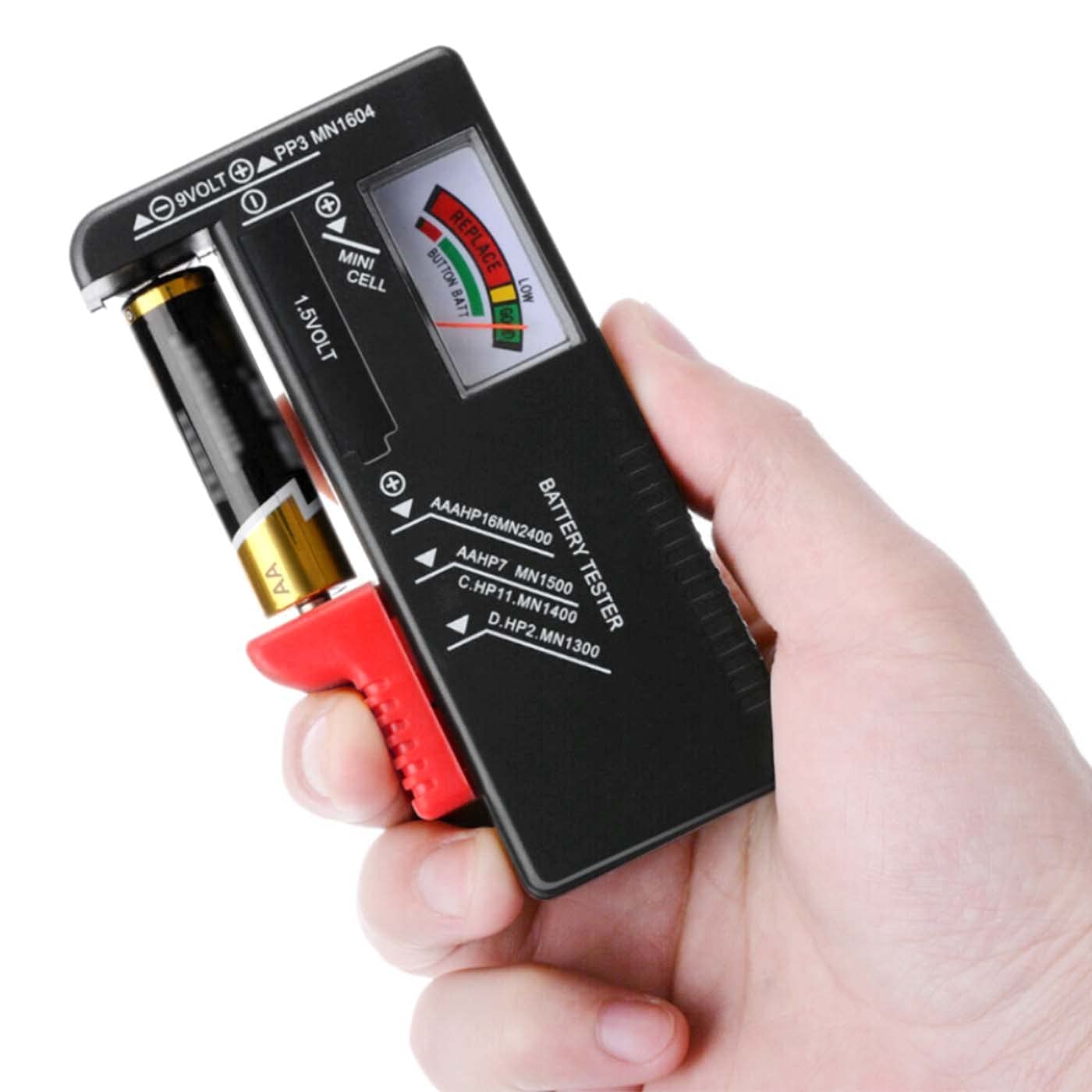 🔋🔍 ZHITING Batterietester mit analoger Anzeige - Batteriezustand prüfen Angebot bei HelloDeals