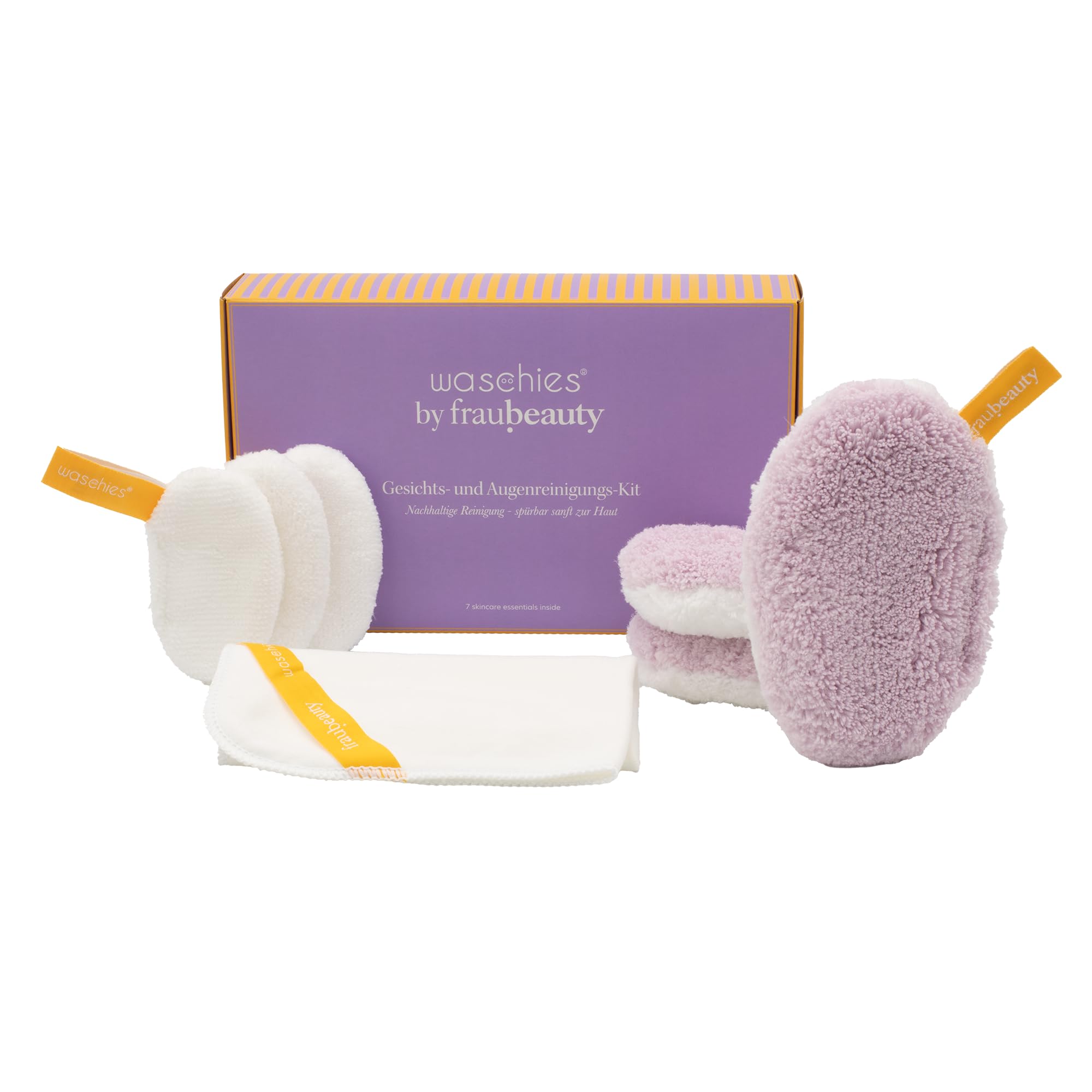 🌸🌿 Fraubeauty Waschies Reinigungsset - Exklusive Augen- & Reinigungspads Angebot bei HelloDeals