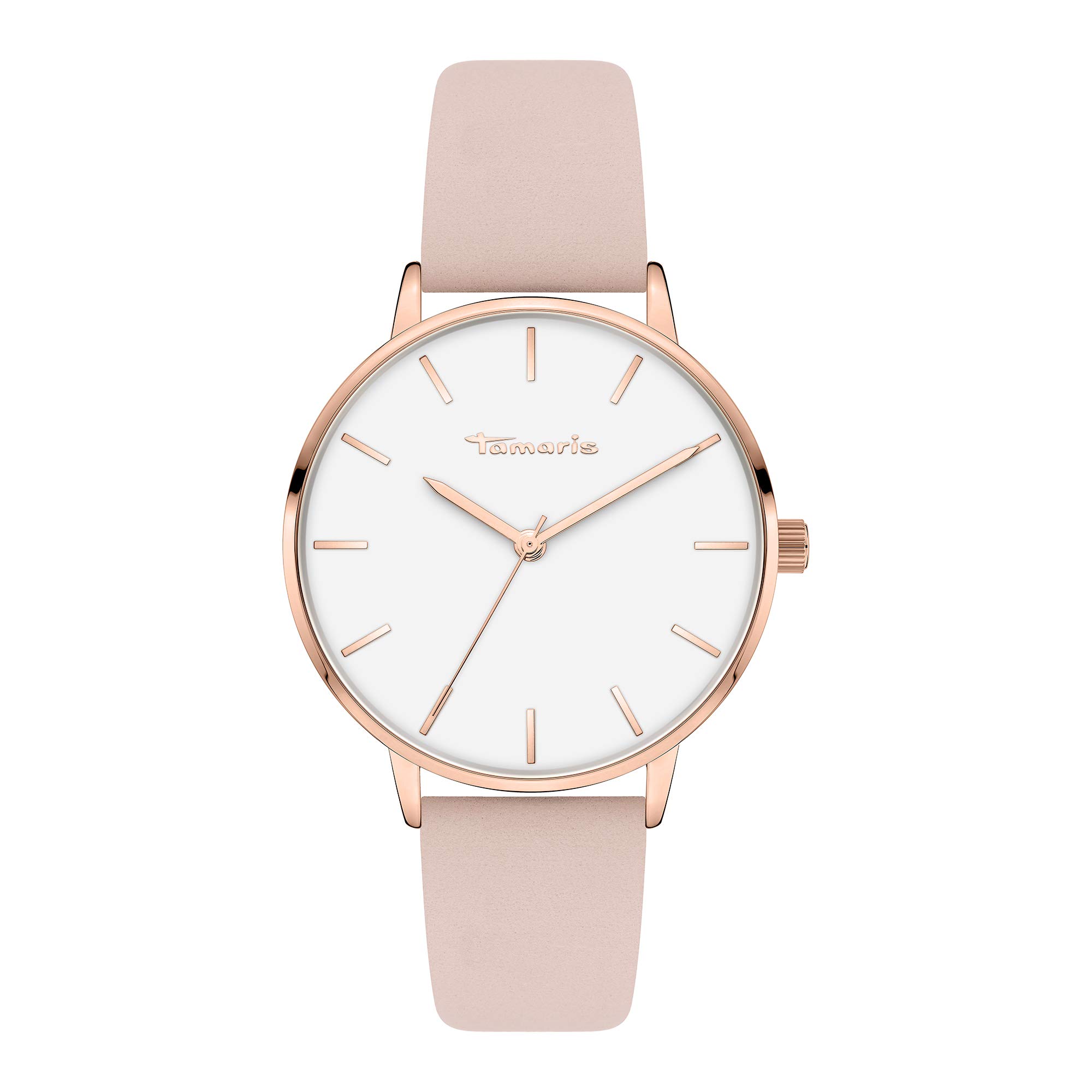 Angebot: Tamaris Damenuhr mit Lederband Roségold ⌚🌸 Angebot bei HelloDeals