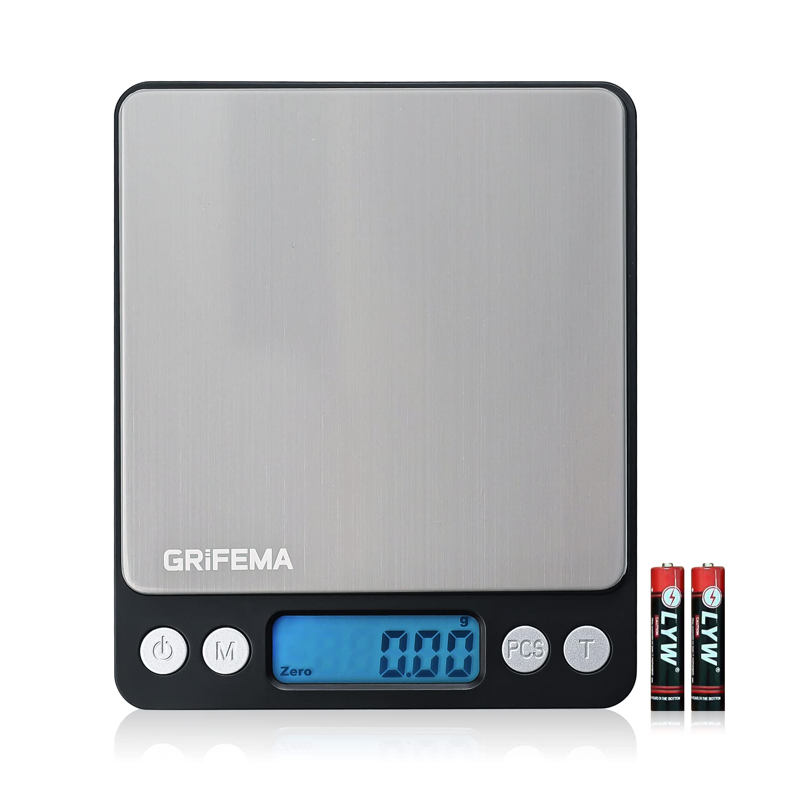🌟 GRIFEMA Küchenwaage Digitale Profi (Hochpräzise 0.01g-500g) - Feinwaage mit LCD Display 🌟 Angebot bei HelloDeals