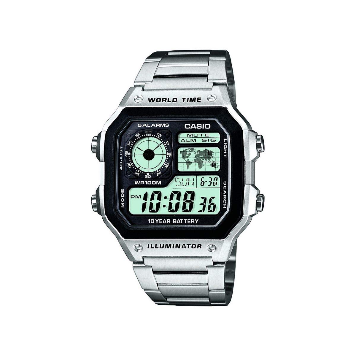🕒 Casio Armbanduhr AE-1200WH-1AVEF Herren Uhr ⌚ Angebot bei HelloDeals