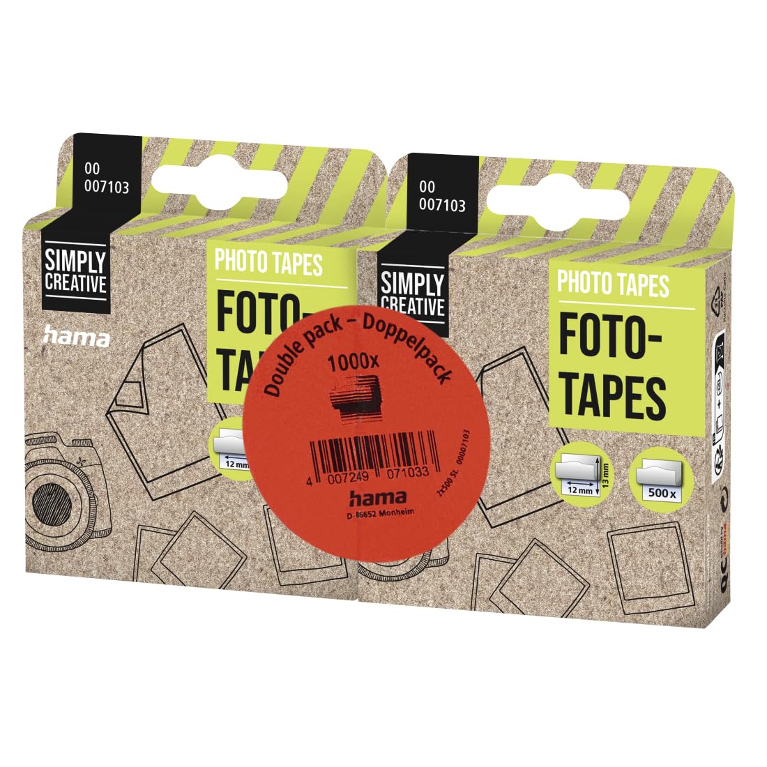 Hama Fototapes 1.000 Stück 📸🔖 - Weiß - 4.61€ - Kostenloser Versand Angebot bei HelloDeals