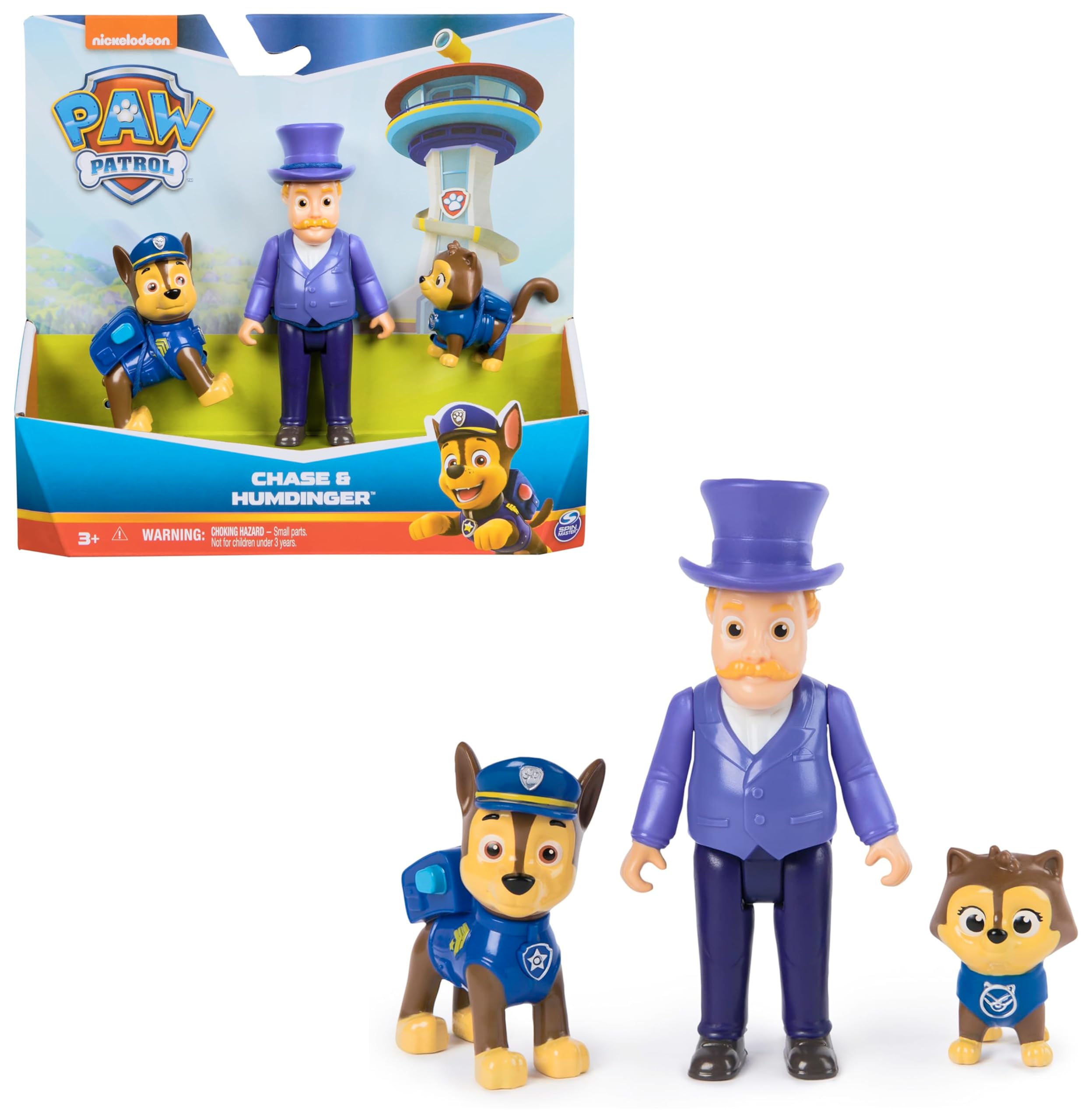 PAW PATROL Hero Pups - Actionfiguren-Set mit Chase, Chaos-Kätzchen & Bürgermeister Besserwisser 😺🐶🎉 Angebot bei HelloDeals