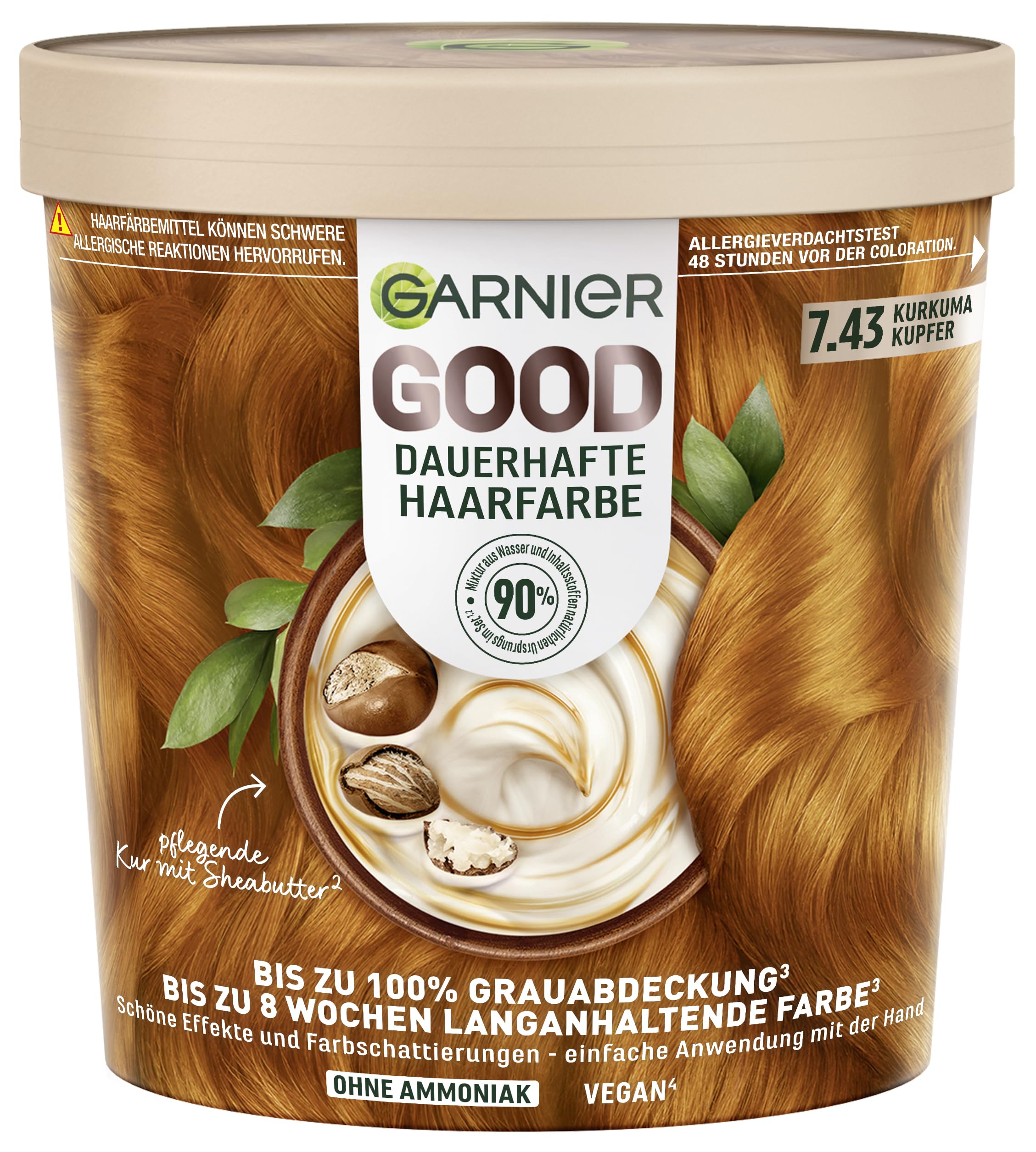 Angebot: Garnier GOOD Dauerhafte Haarfarbe 7.43 Kurkuma Kupfer 🌟🧡 Angebot bei HelloDeals