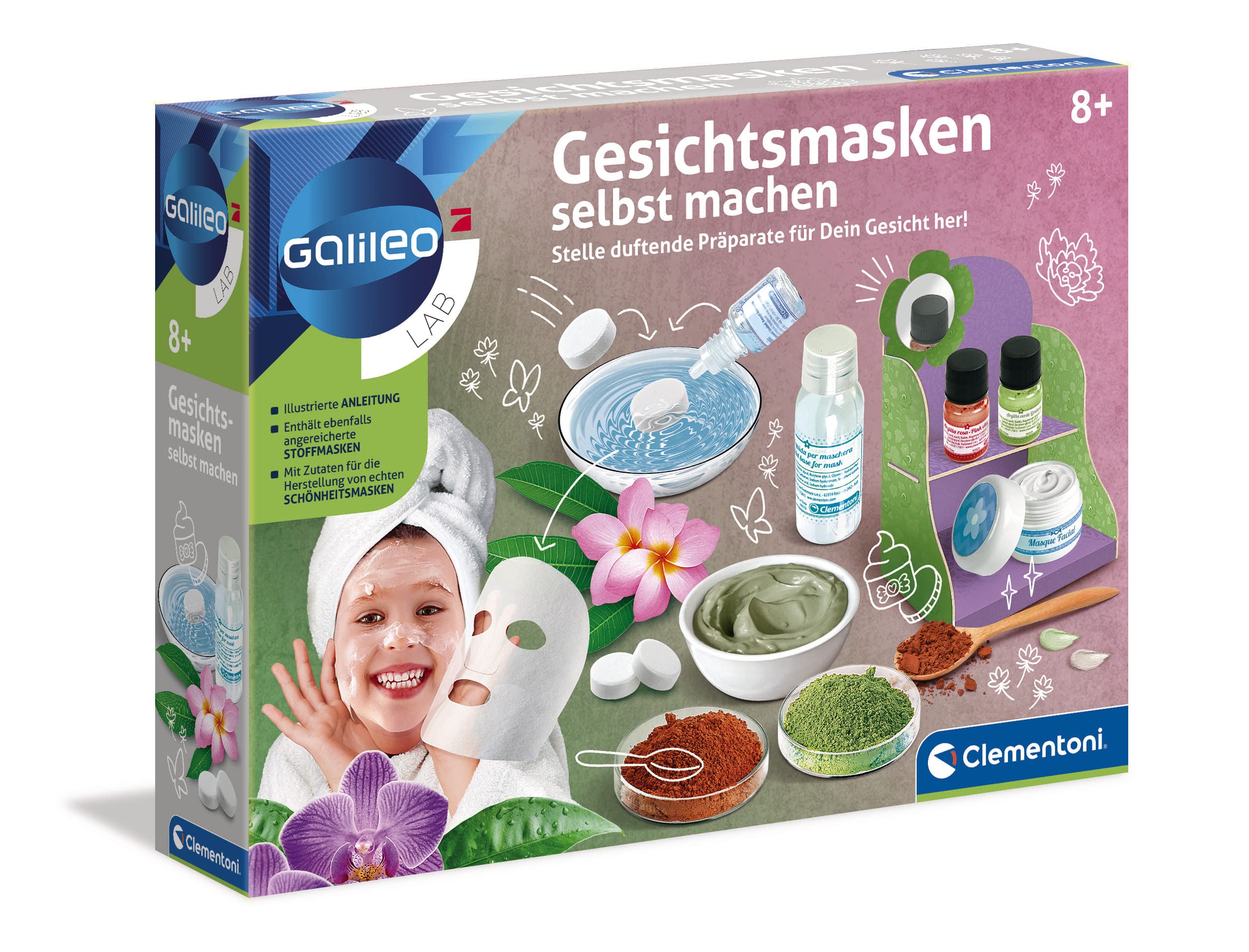 Clementoni Galileo Lab - Gesichtsmasken selbst Machen 🌸🌿 Angebot bei HelloDeals