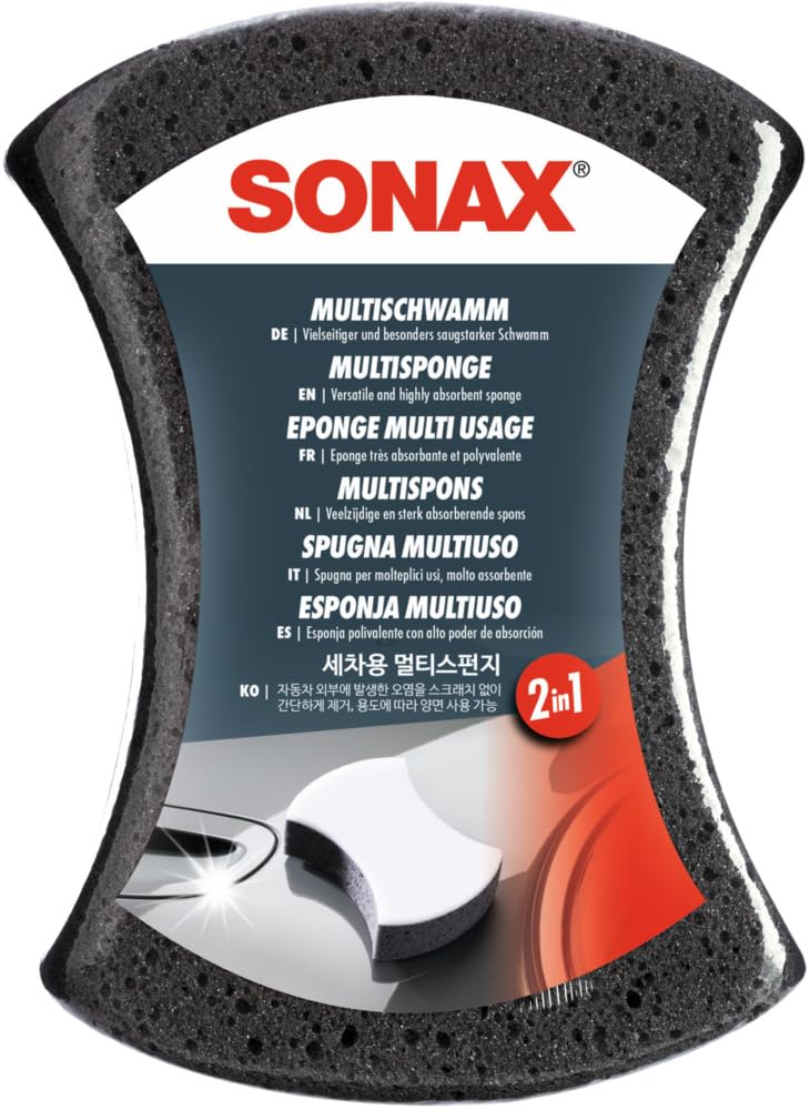 🚗 SONAX MultiSchwamm (1 Stück) für die Autoreinigung 🧽 | AR-Nr. 04280000 Rot Angebot bei HelloDeals