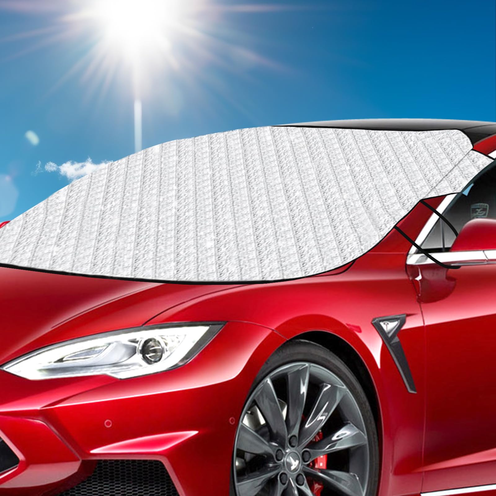 🌞🚗 Sonnenschutz Auto Frontscheibe - Sommer & Winter Windschutzscheibe Abdeckung Angebot bei HelloDeals