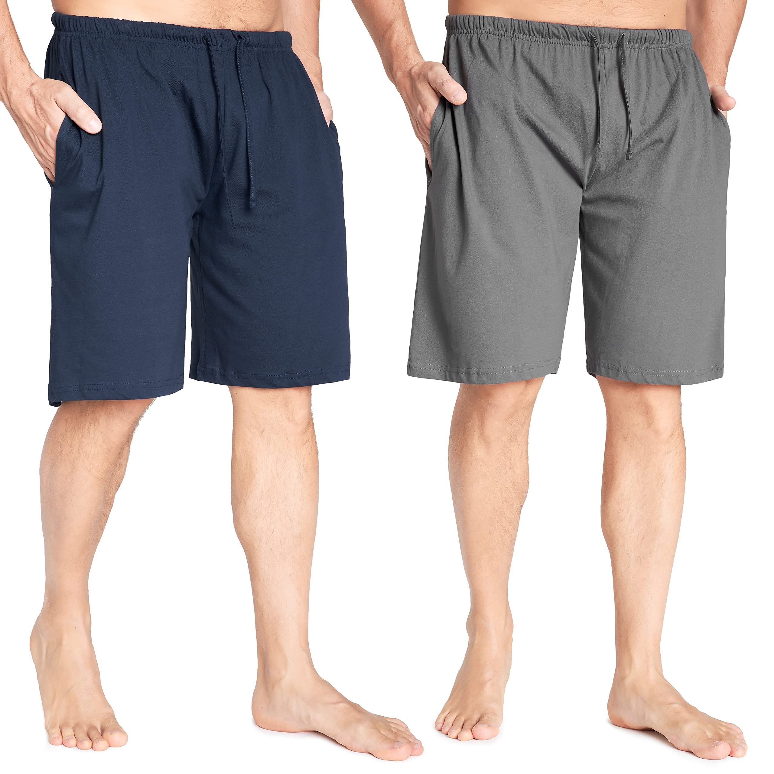 CityComfort Pyjama Shorts Herren 2er-Pack - Schlafshorts für Männer 😴🌙 Angebot bei HelloDeals